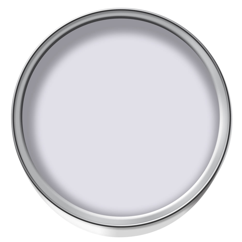 Dulux Walls & Ceilings Violet White Silk Emulsion Paint 2.5L Image 3