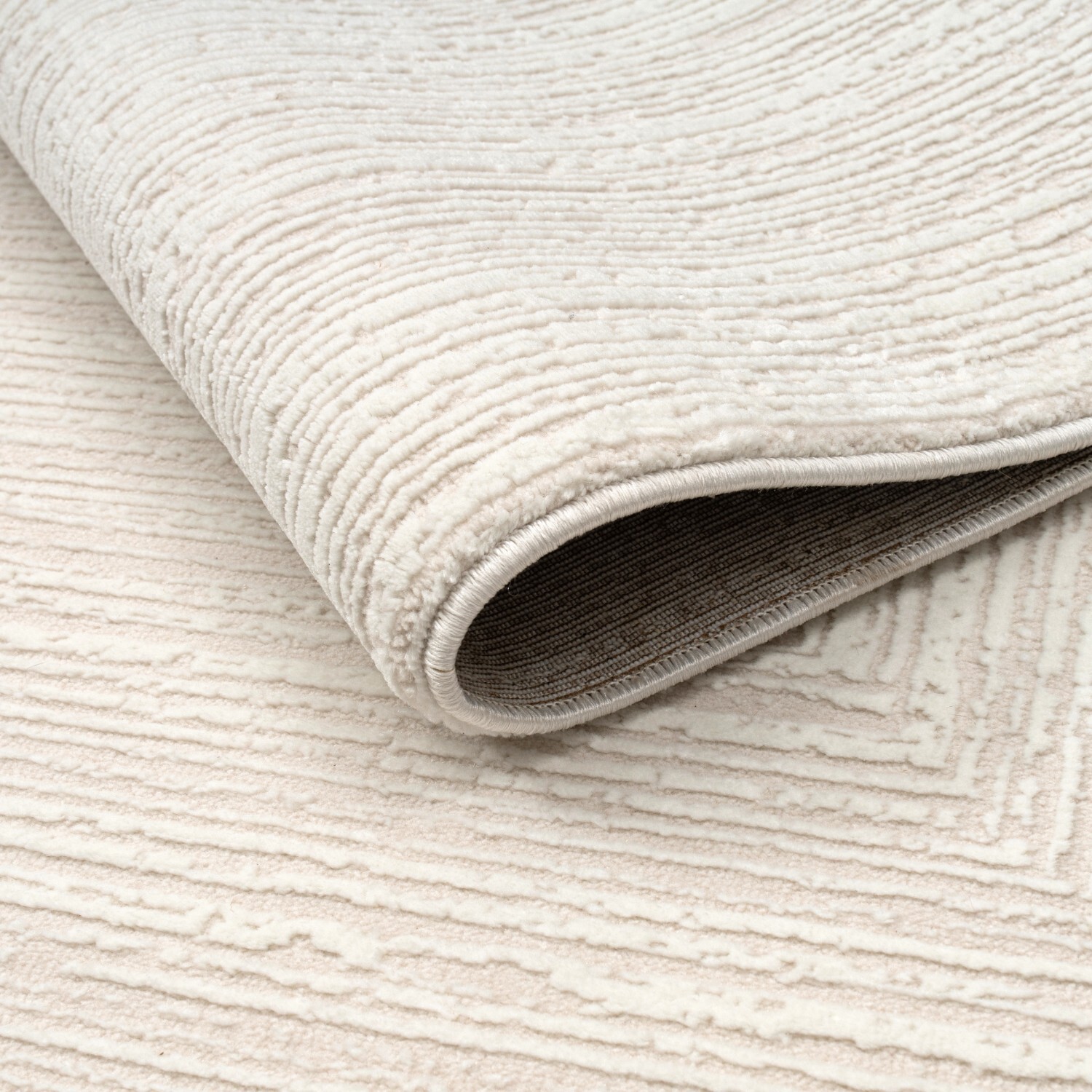 Eden Frame Rug Cream 170cm Image 3