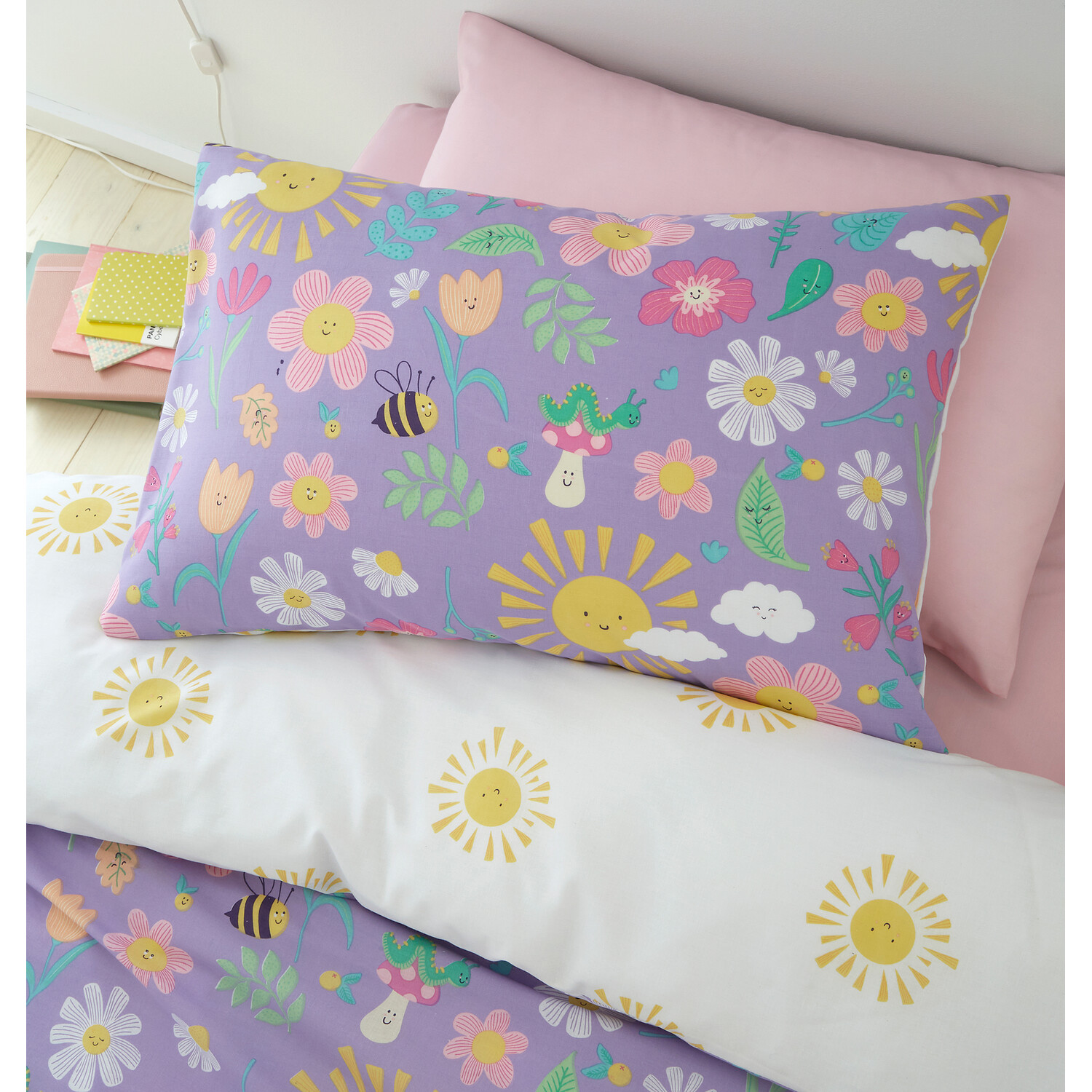 Sunny Days Duvet Set - Purple Image 3