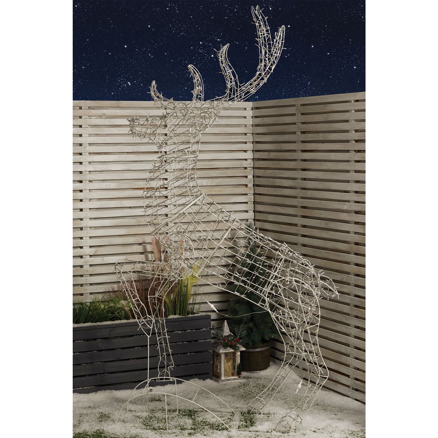 2.2m LED Reindeer Image 2