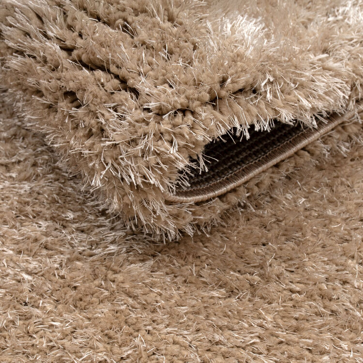 Soft Sumptuous Rug Taupe 170cm Image 3