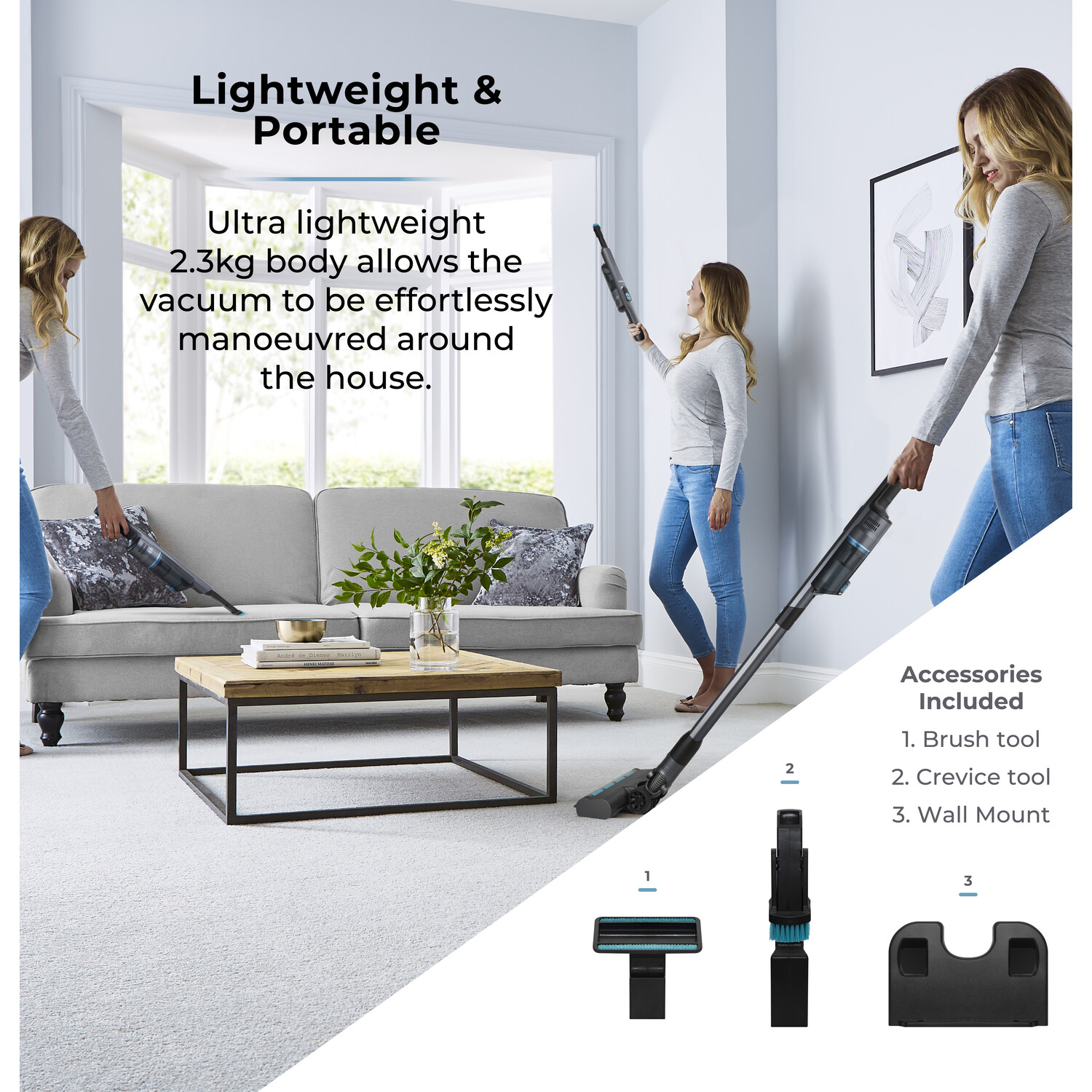 Tower Nimblevac Cordless Vacuum 14.8V 300W Image 3
