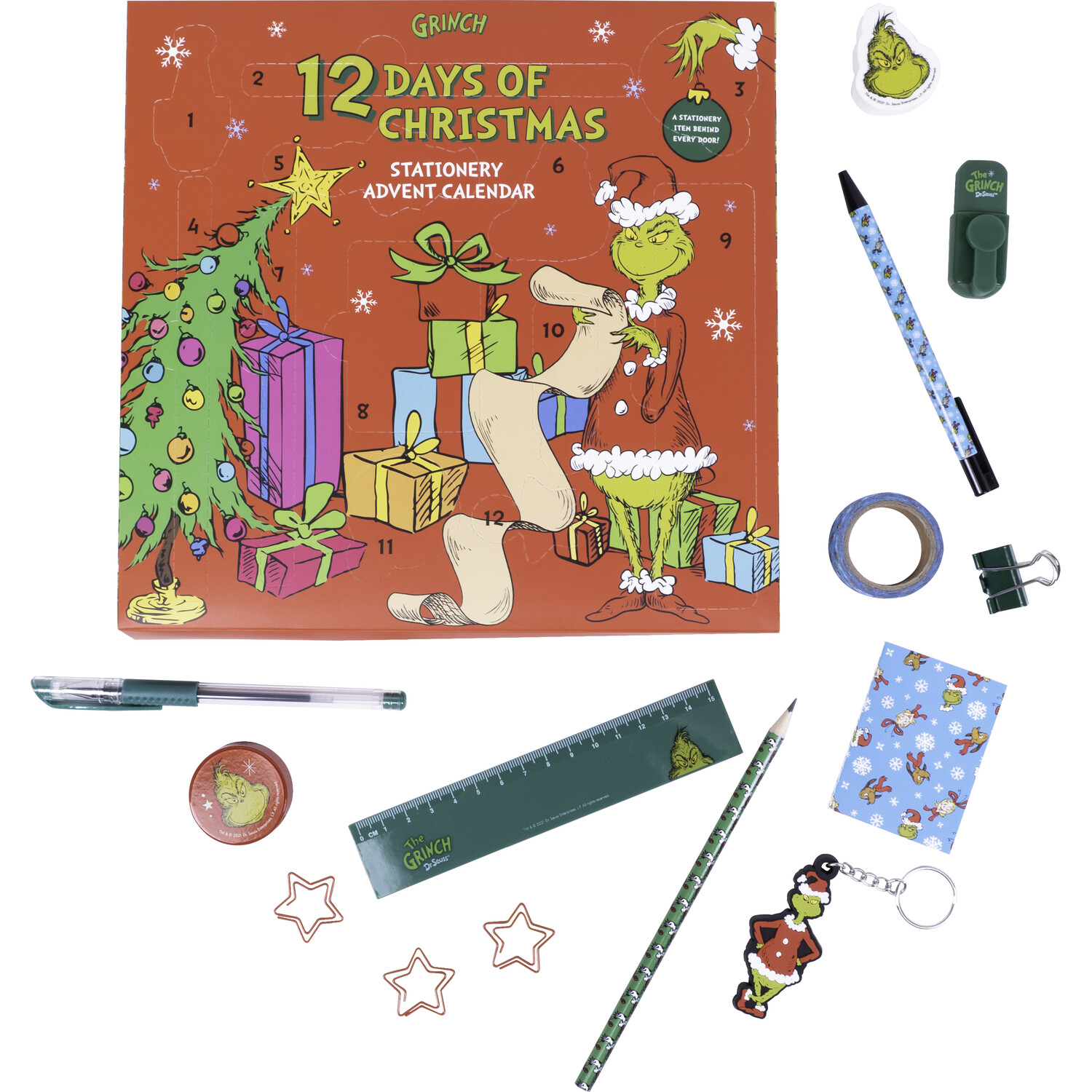 The Grinch Stationery Advent Calendar Image 2