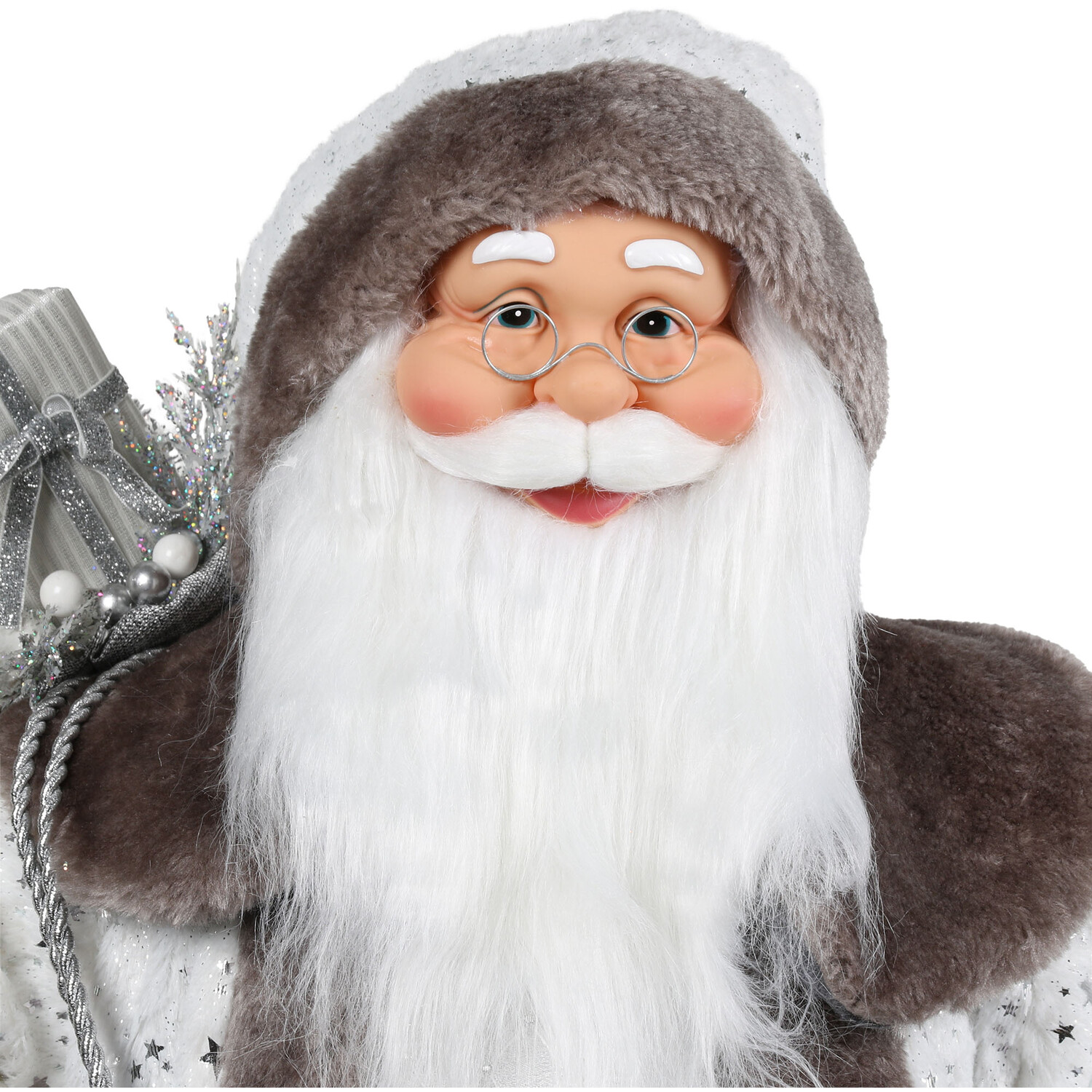 Large Scandi Standing Santa - White Image 4