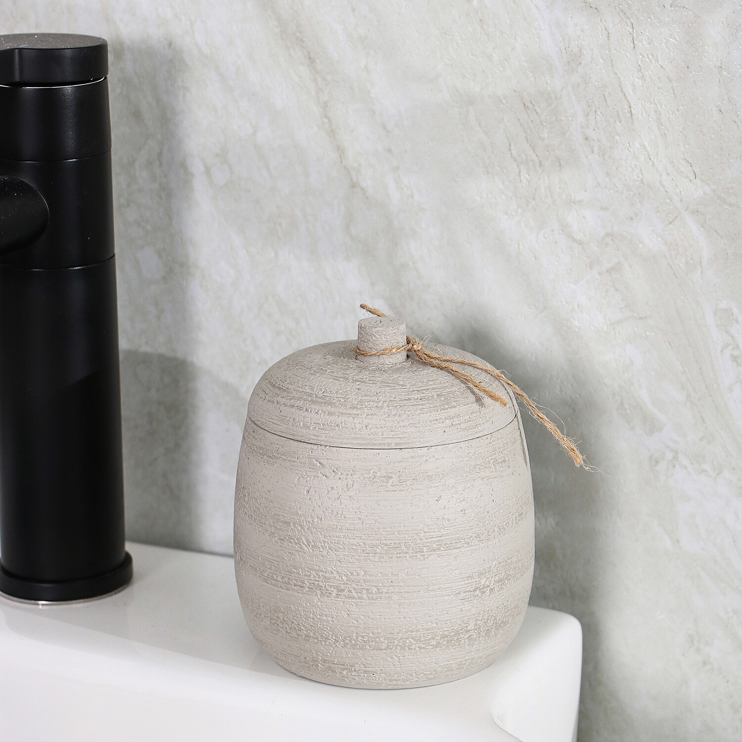 Oslo Cotton Jar - Grey Image 2