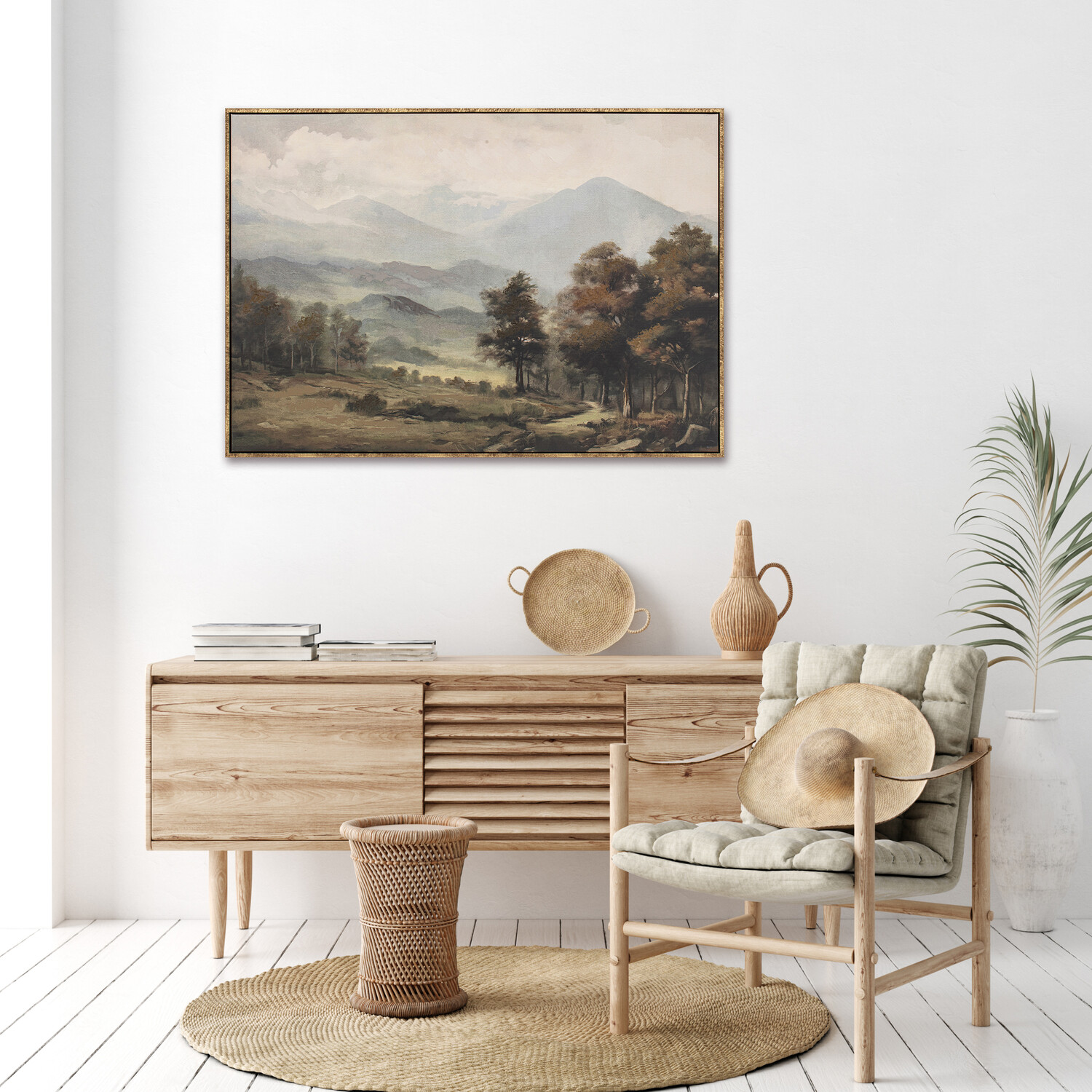 Idyllic Country Scene Framed Art Image 4