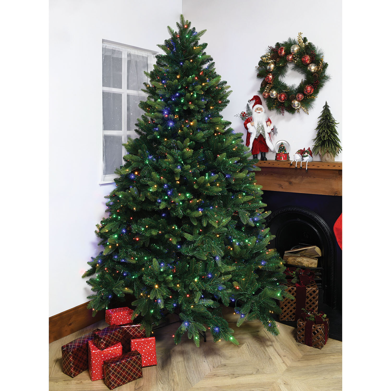 Coronation Pre Lit Tree 7ft  - Green Image 3