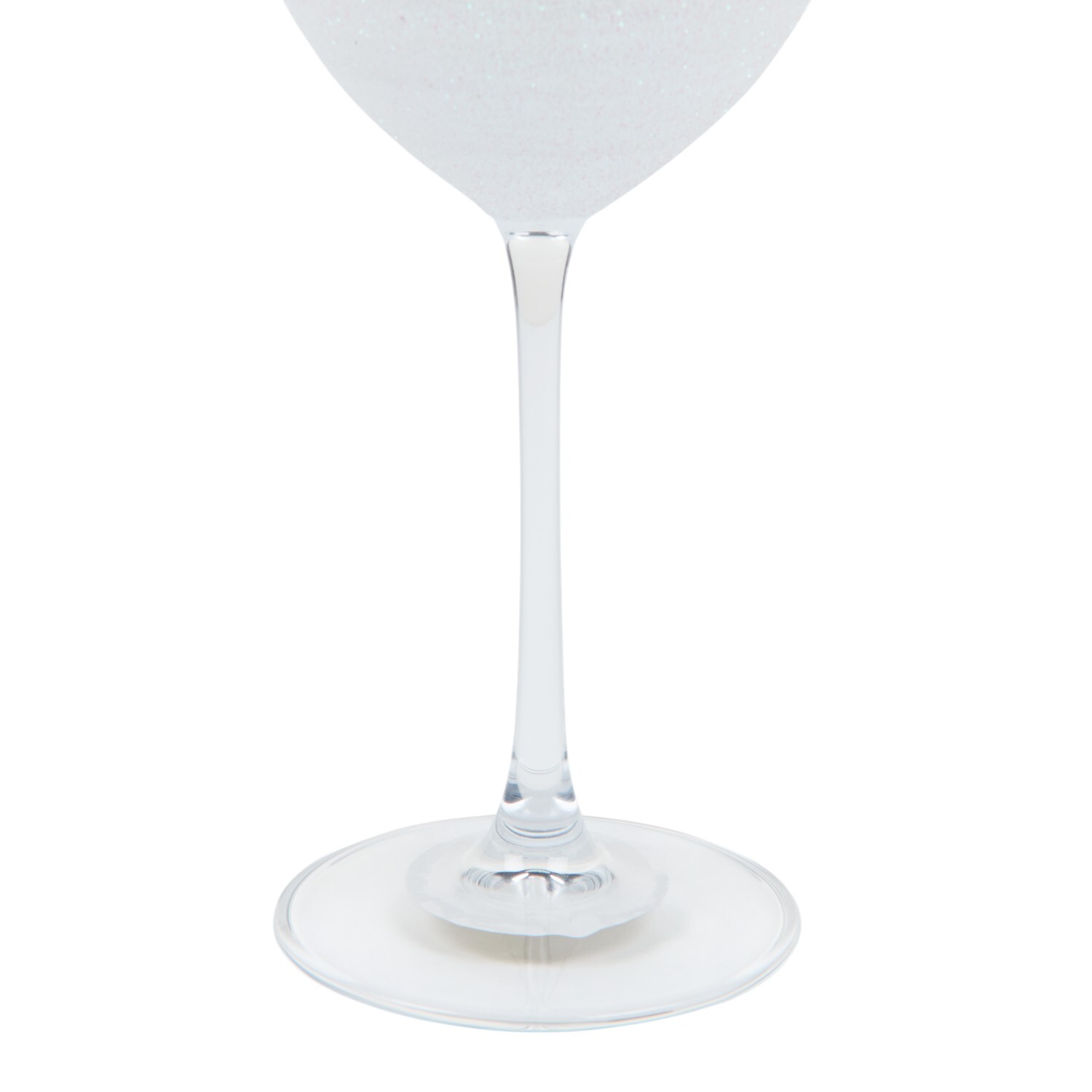 Wine Glass with Xmas Scene White Image 7