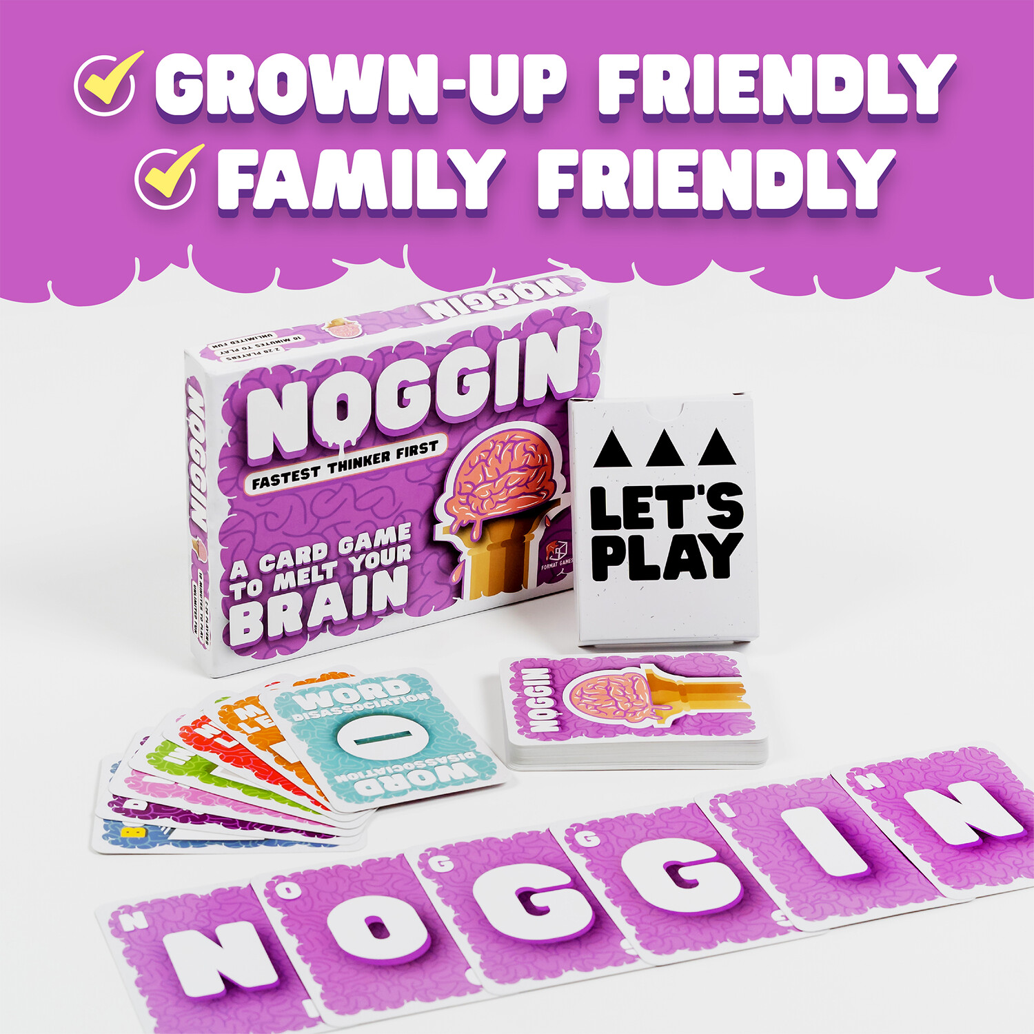 Noggin Fast Thinking Word Card Game Image 2