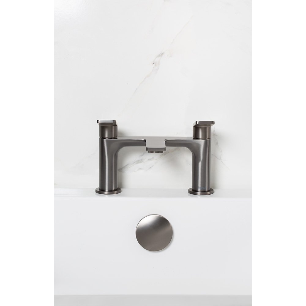 Bristan Frammento Gunmetal Grey Bath Filler Tap Image 5