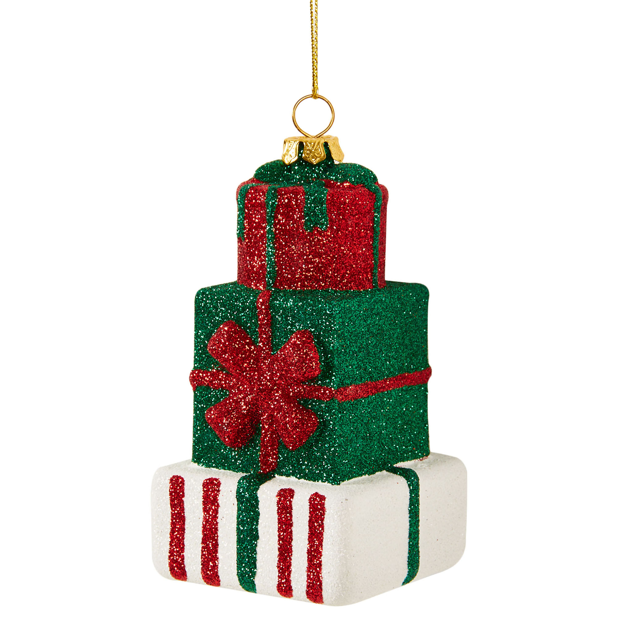 Christmas Glitter Presents Decoration Image 3