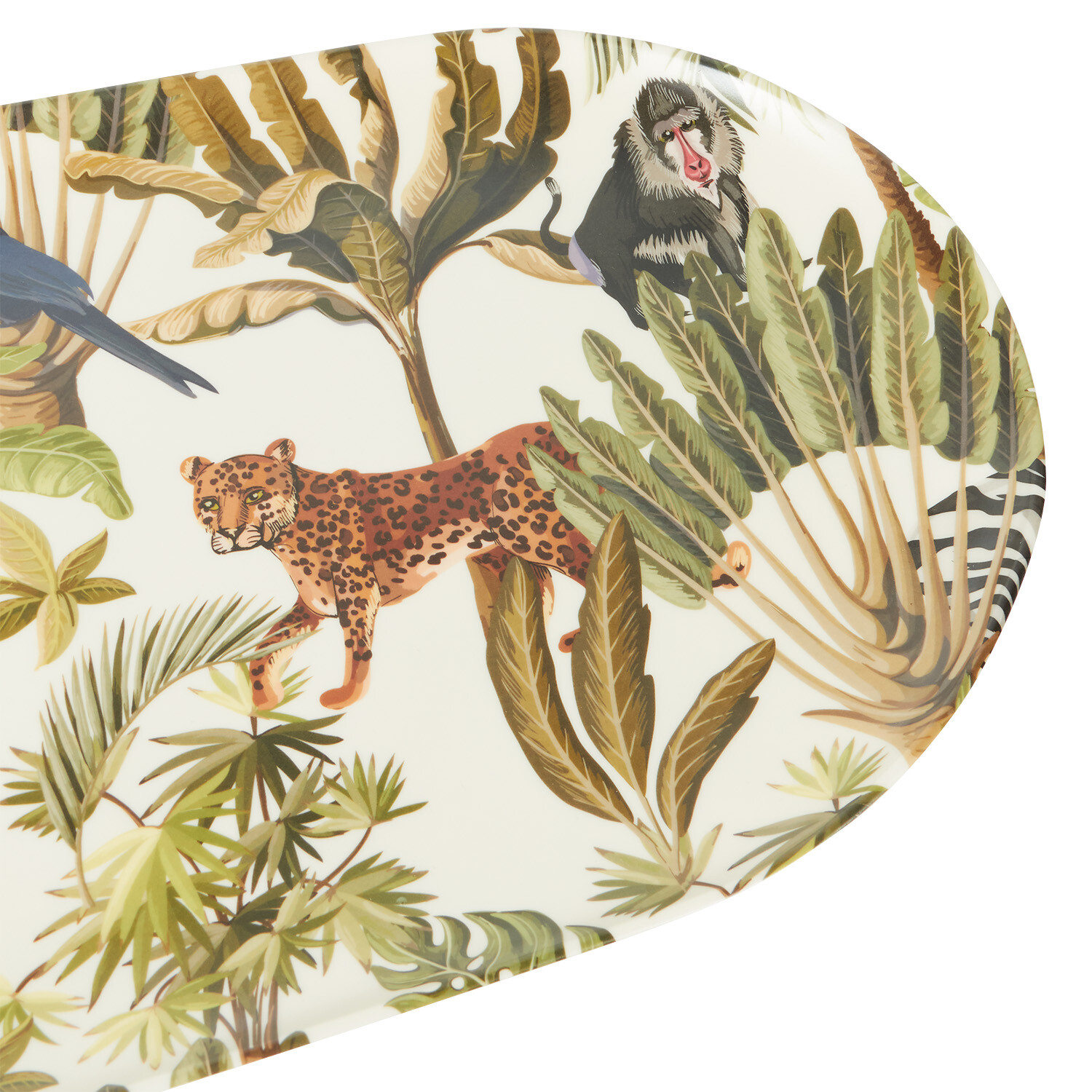 Eden Melamine Serving Platter - White Image 4