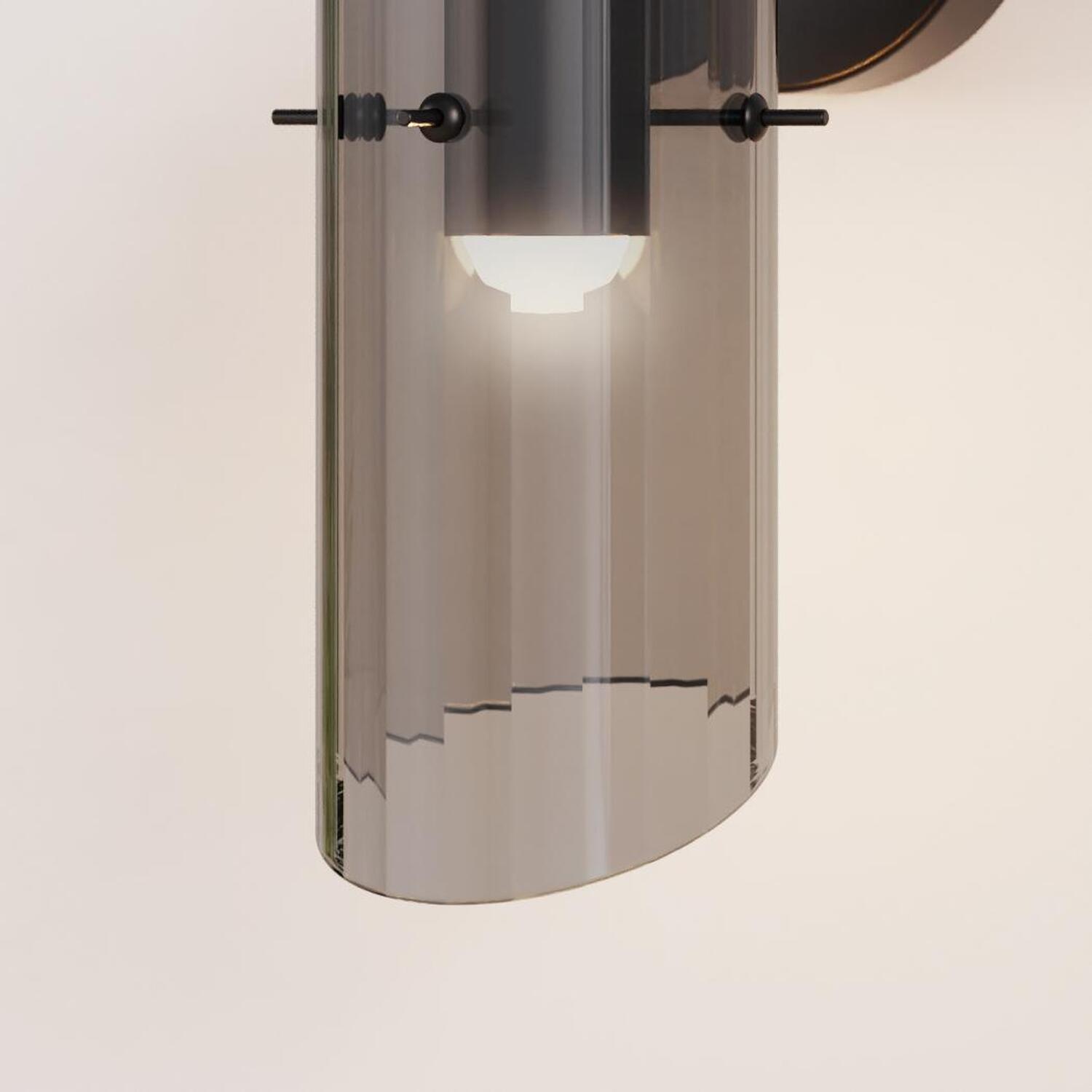 Bodhi Battery Operated Wall Light Black Image 5