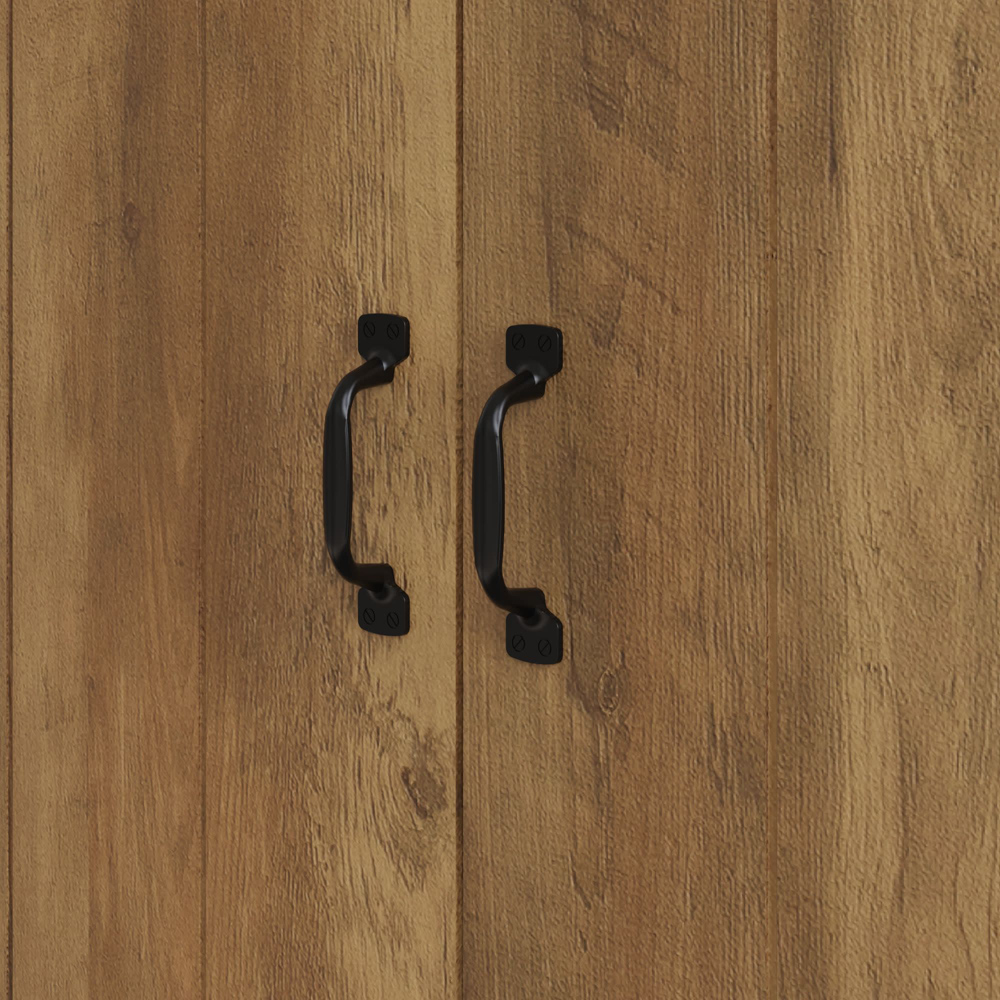 GFW Boston 2 Door Knotty Oak Wardrobe Image 6