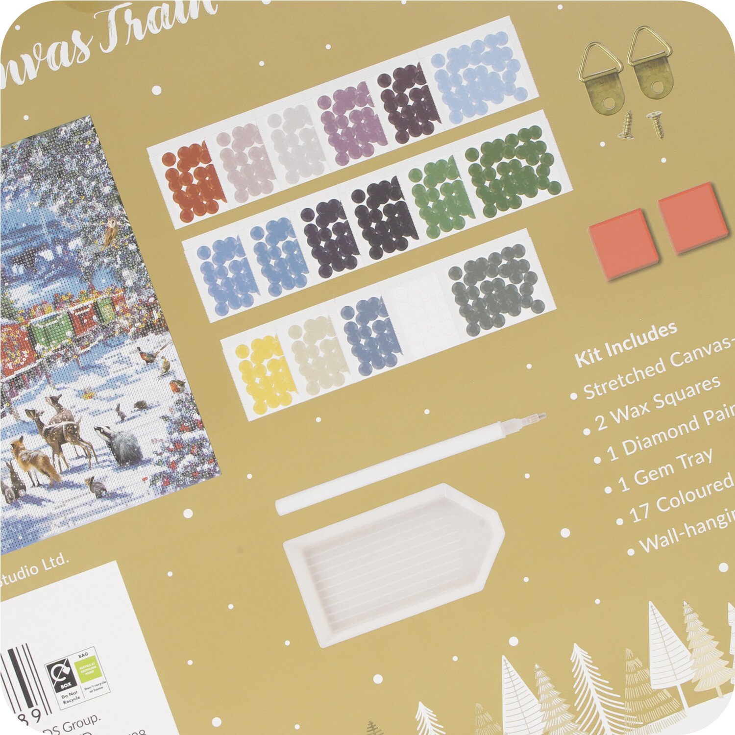 McNeil Crystal Canvas Train KitBlue Image 4