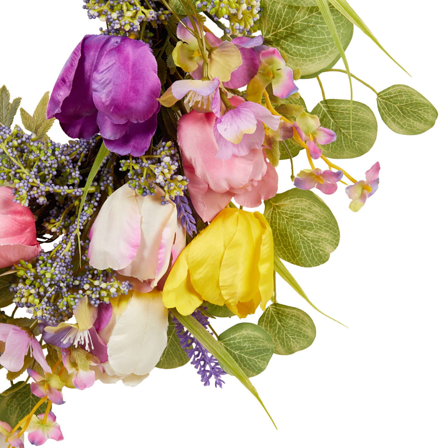 Tulips Garden Wreath Image 2