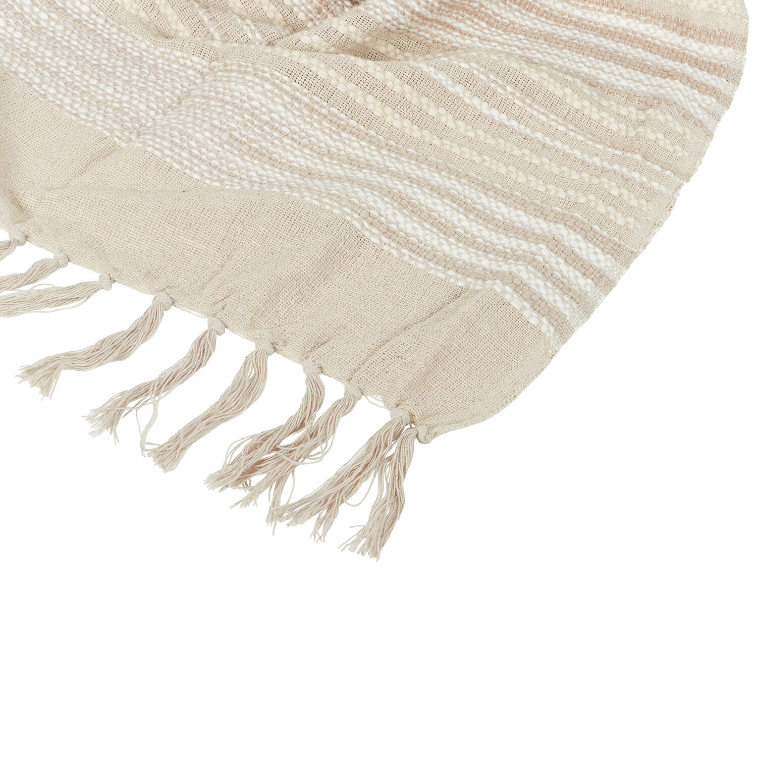 Diya Slub Throw - Natural Image 5