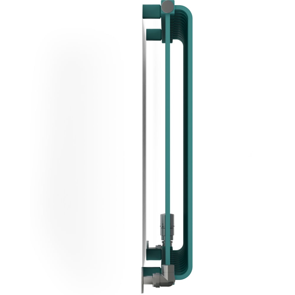 Terma Warp Room 2960 BTU Matt Teal Radiator 630 x 785mm Image 4