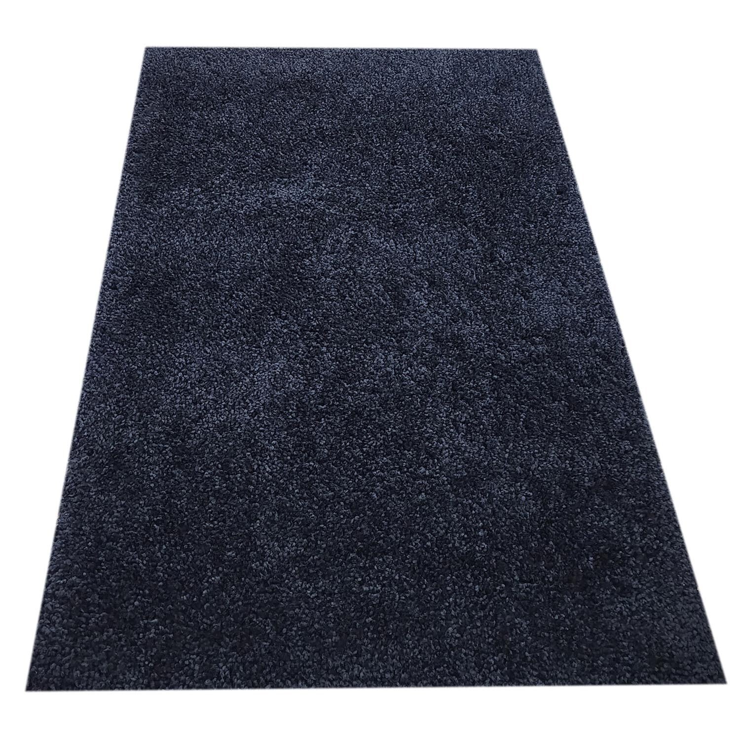 Alaska Charcoal Shaggy Rug 120cm Image