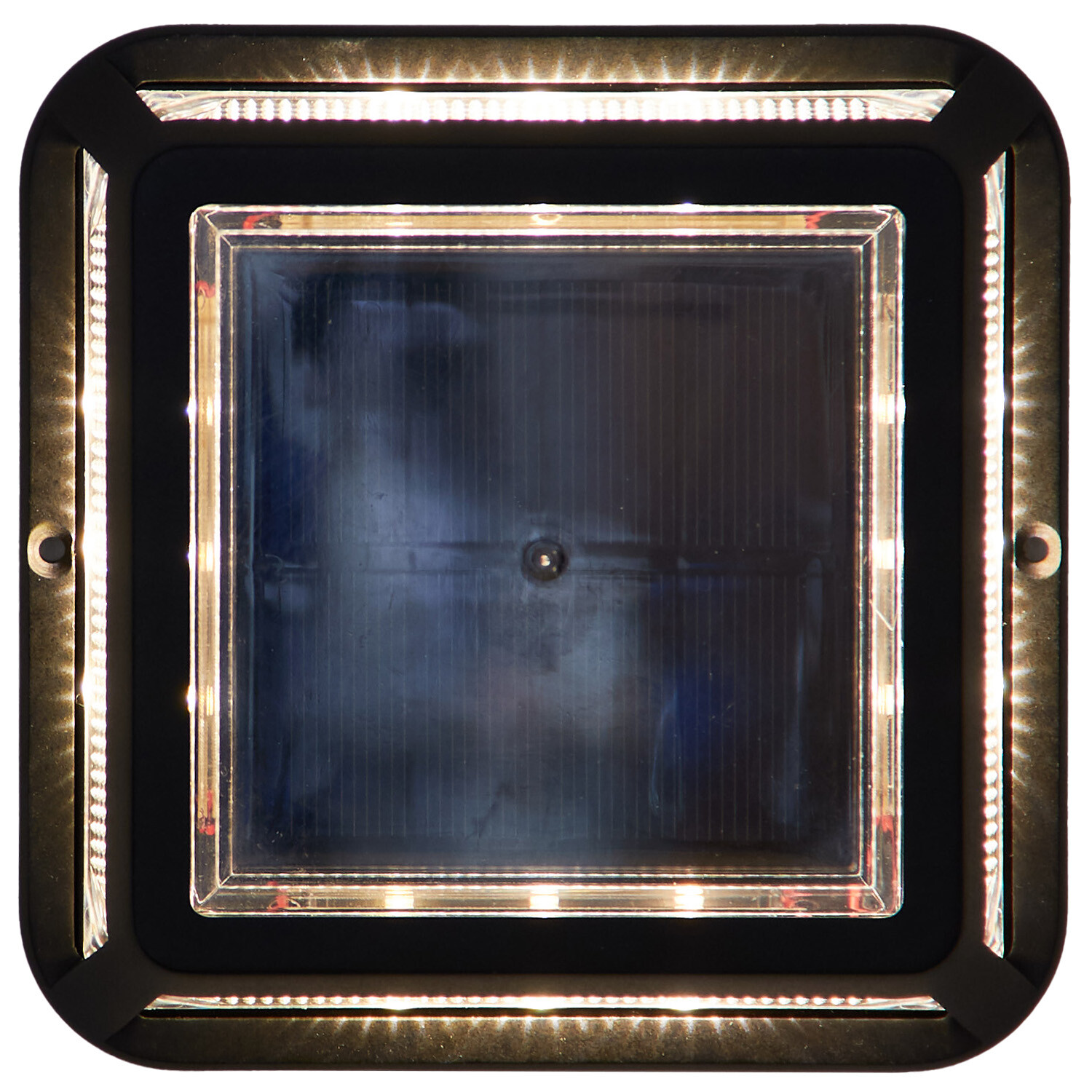 Solar Fence Light - Black Image 3