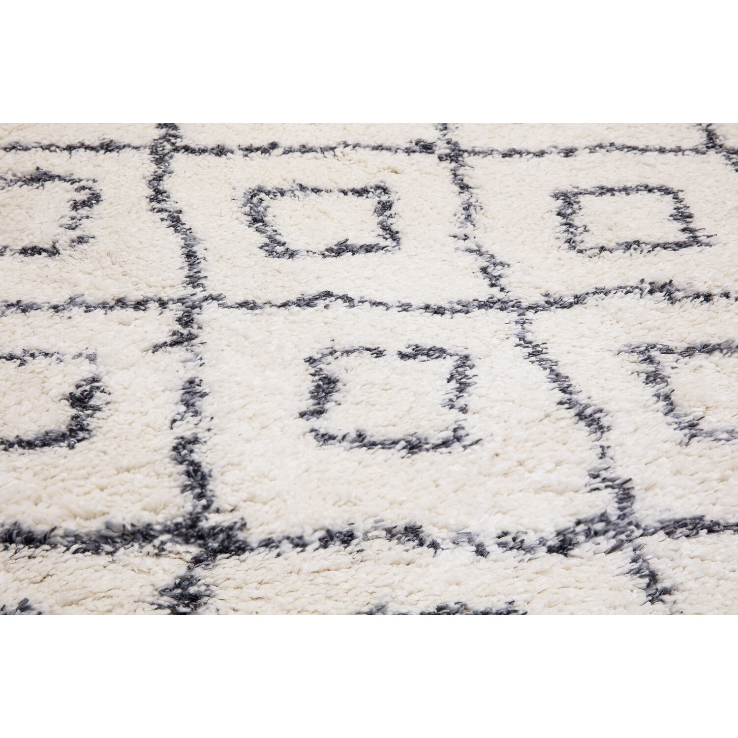 Alto Rhombus Rug - Cream / Small Diamond / 66cm Image 5