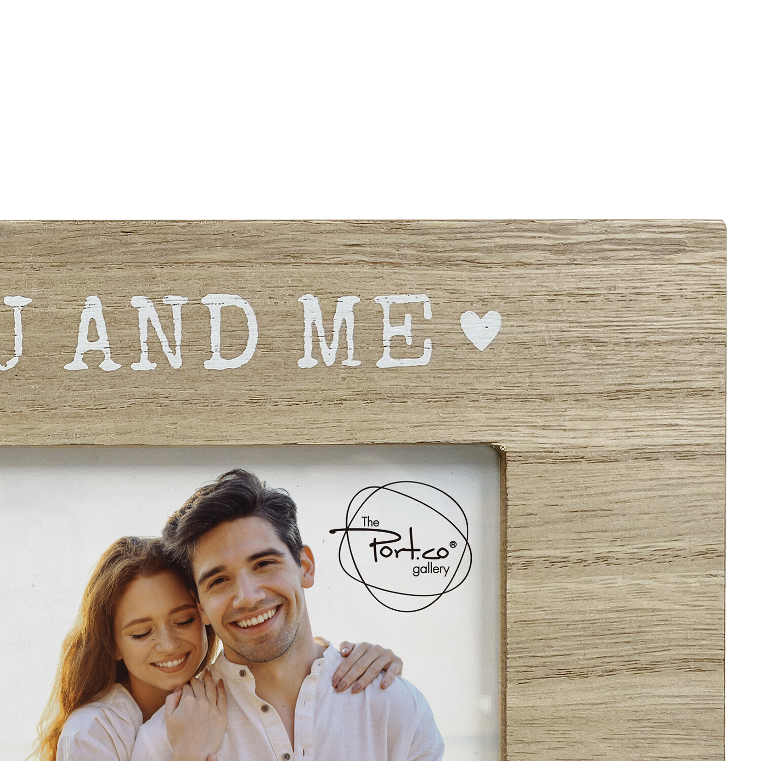 You and Me Wood Effect Frame - Wood Image 3