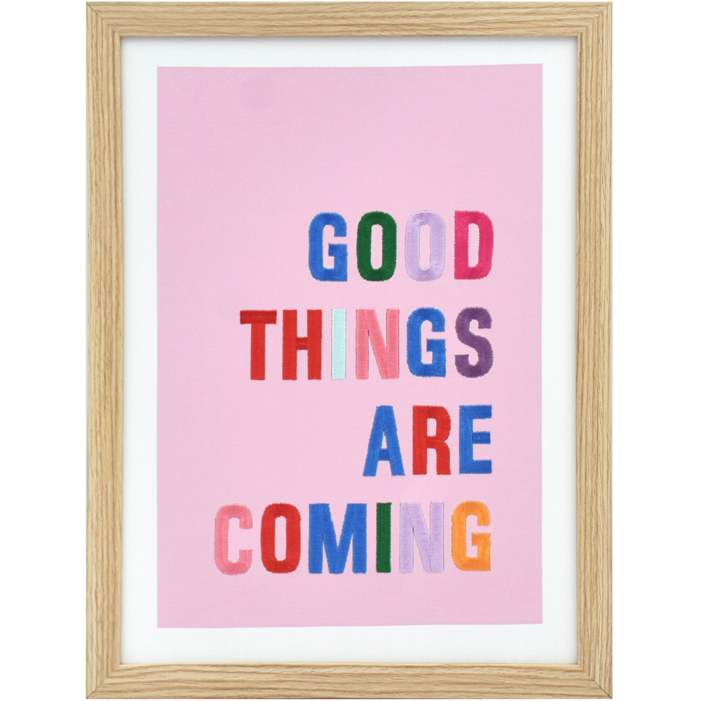 Bright Motivational Tufted Framed Wall Art Image 3