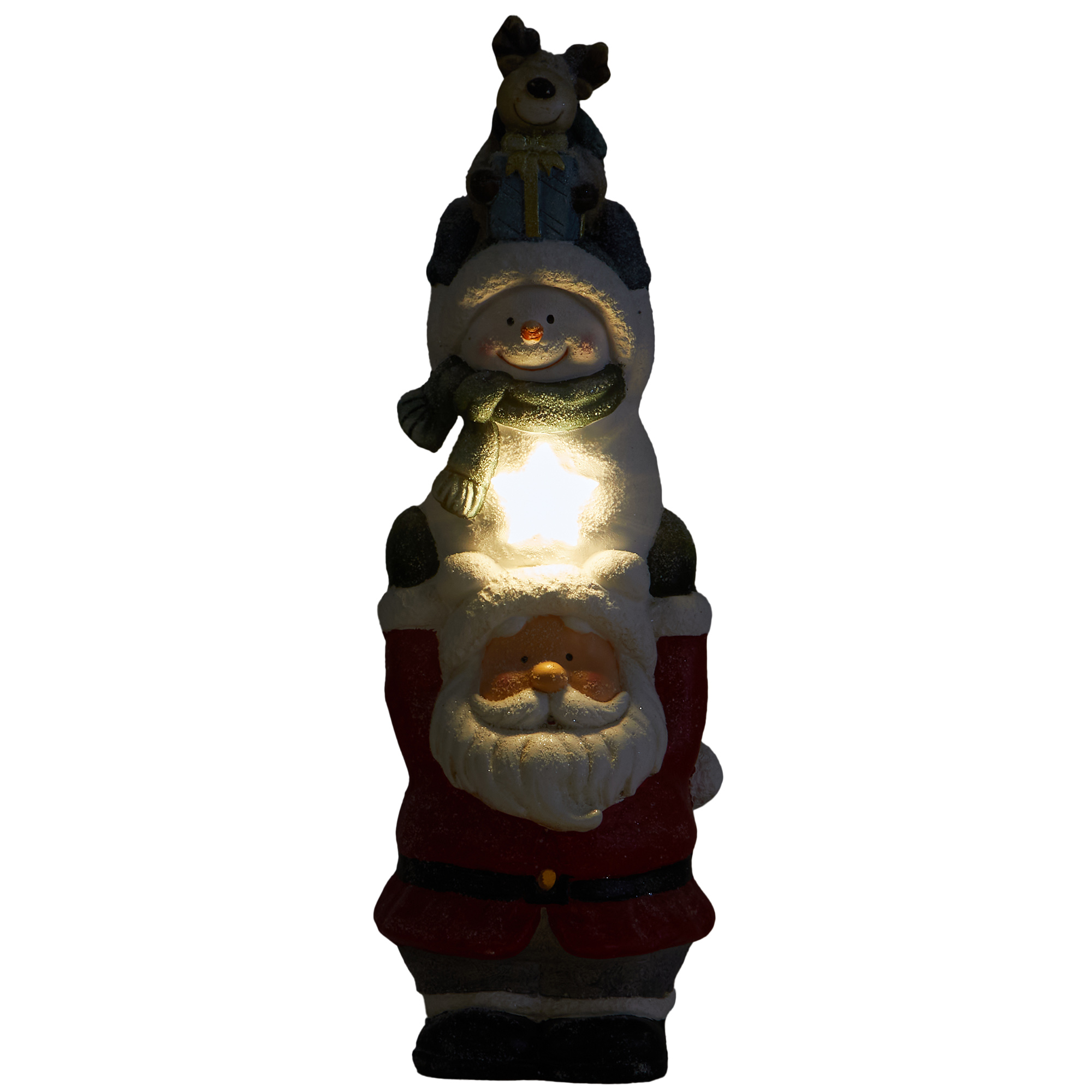 Sleigh Bells Ring LED Santa and Friends Decoration Image 3