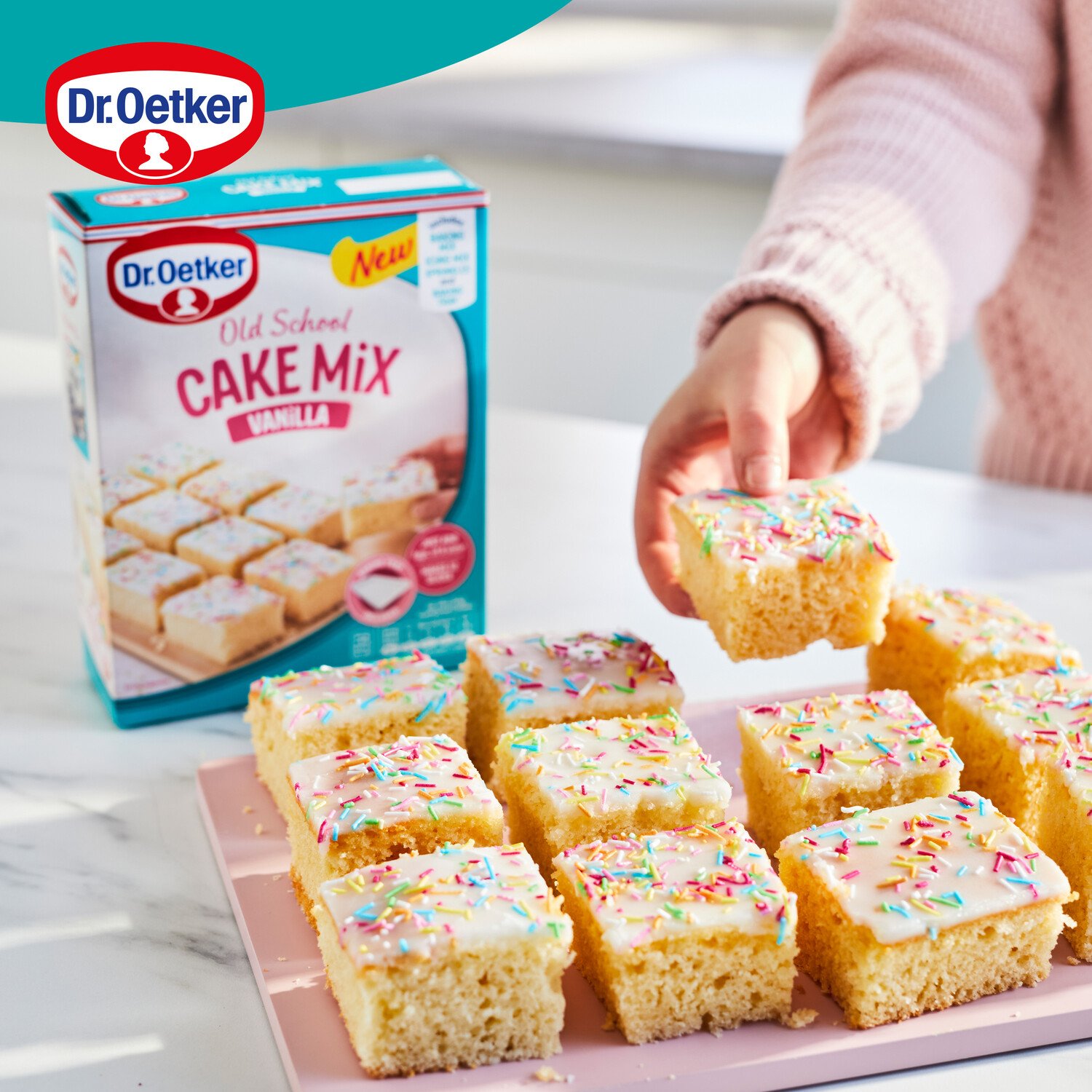 Dr. Oetker Vanilla Old School Cake Mix Image 3