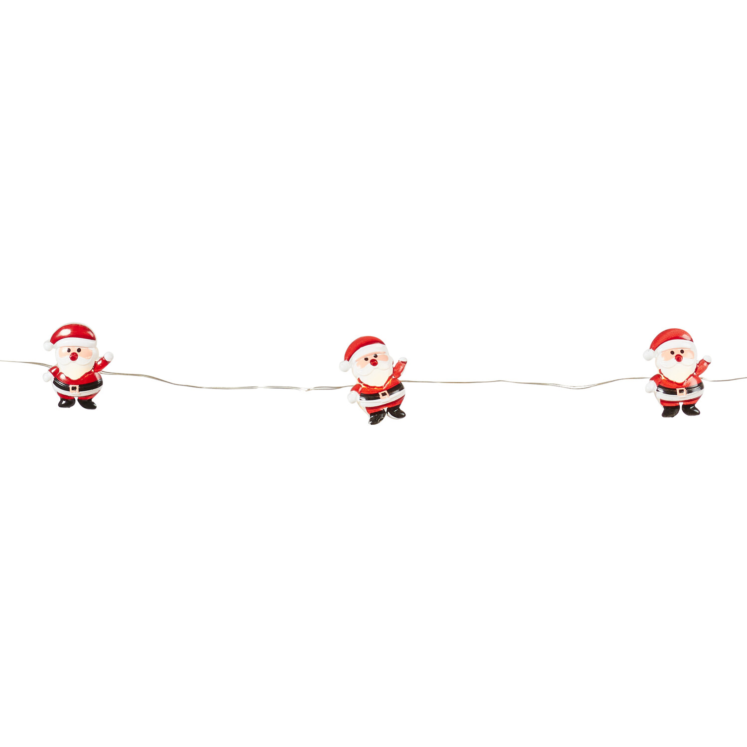 20 LED Santa Wire String Light Image 2