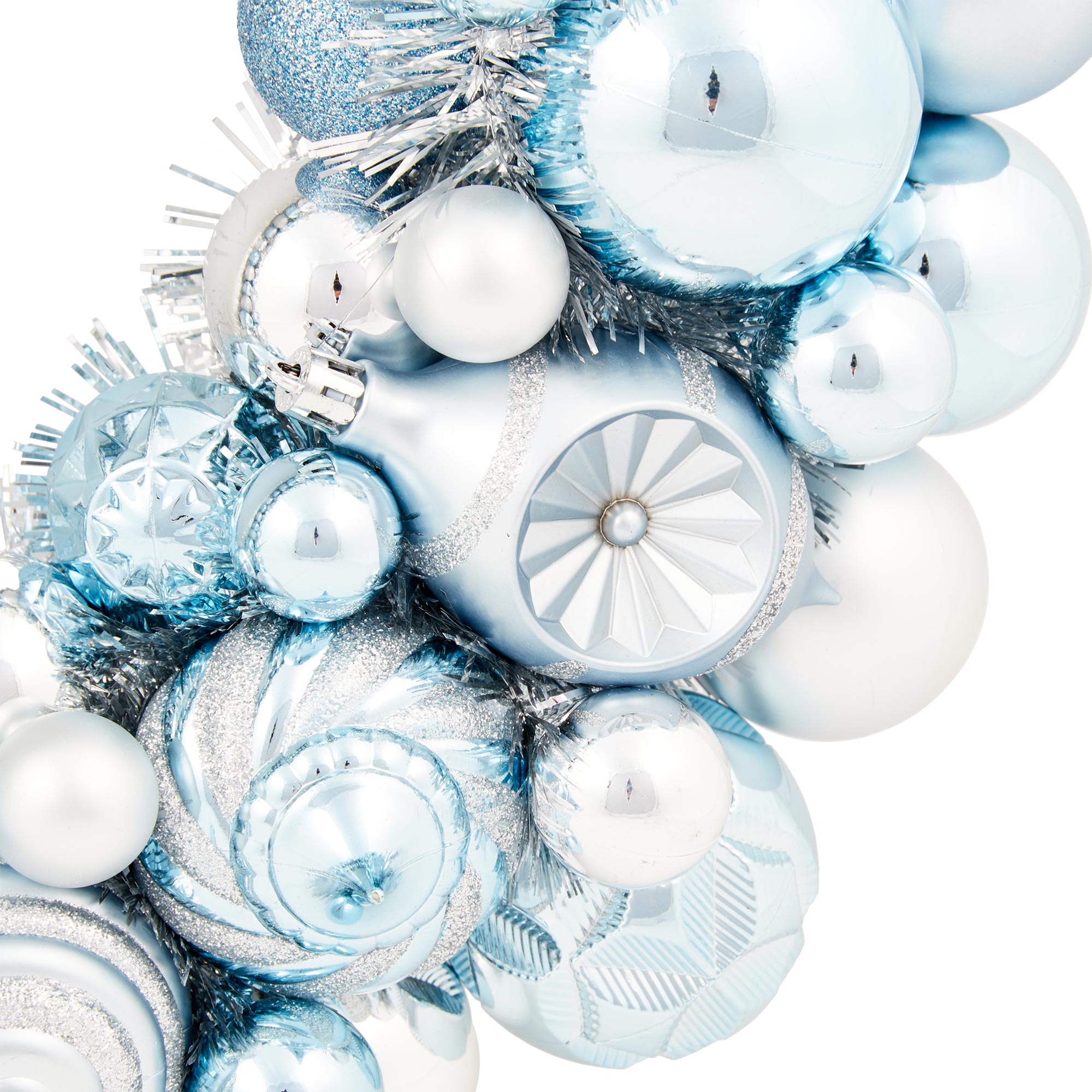 Whispering Angel Bauble Wreath - Blue Image 3