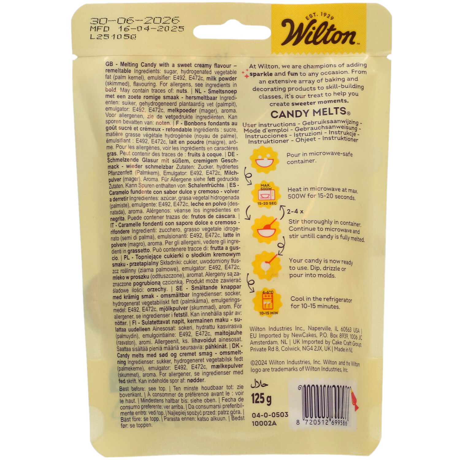 Wilton Candy MeltsBright White Image 3