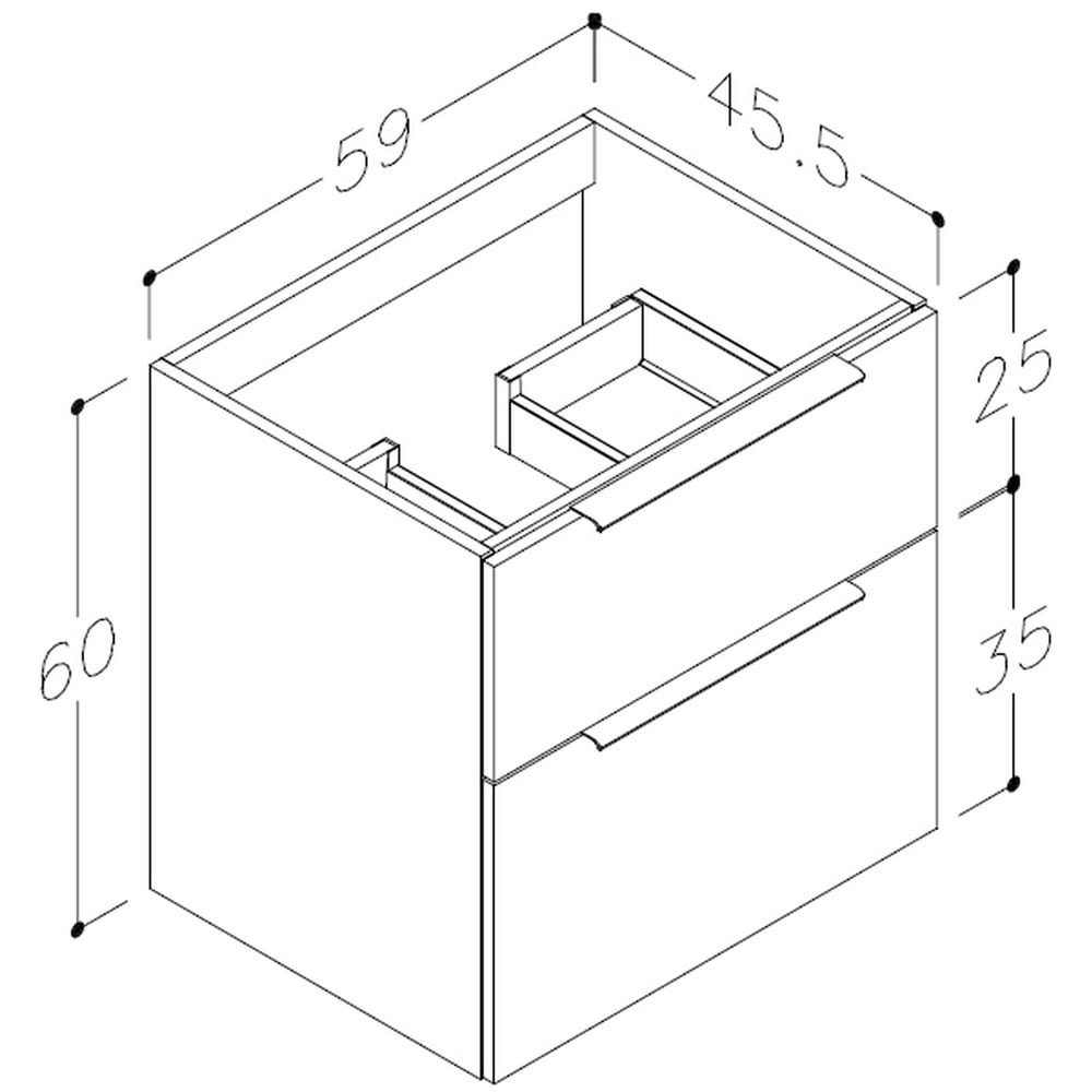 Bathstore Wharton 2 Door Green Wall Hung Basin Unit 815mm Image 9