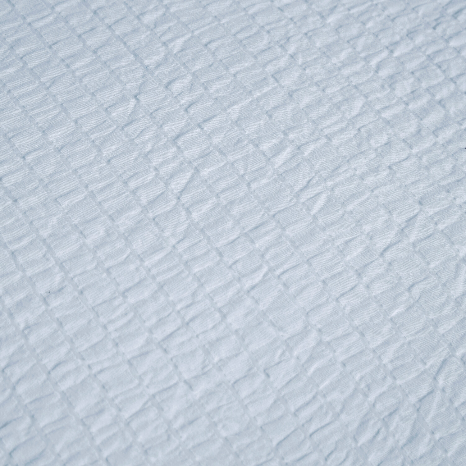 Seersucker Washable Duvet Set White Superking Image 3