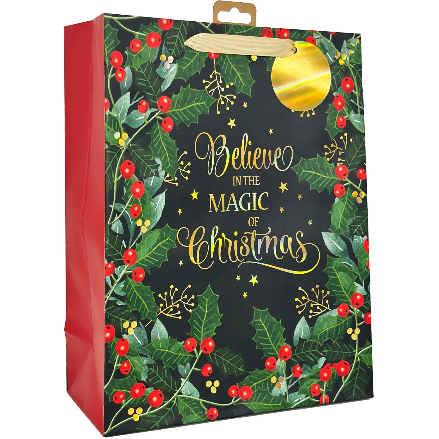 Magic of Christmas Gift Bag Multicolour Large Image 2