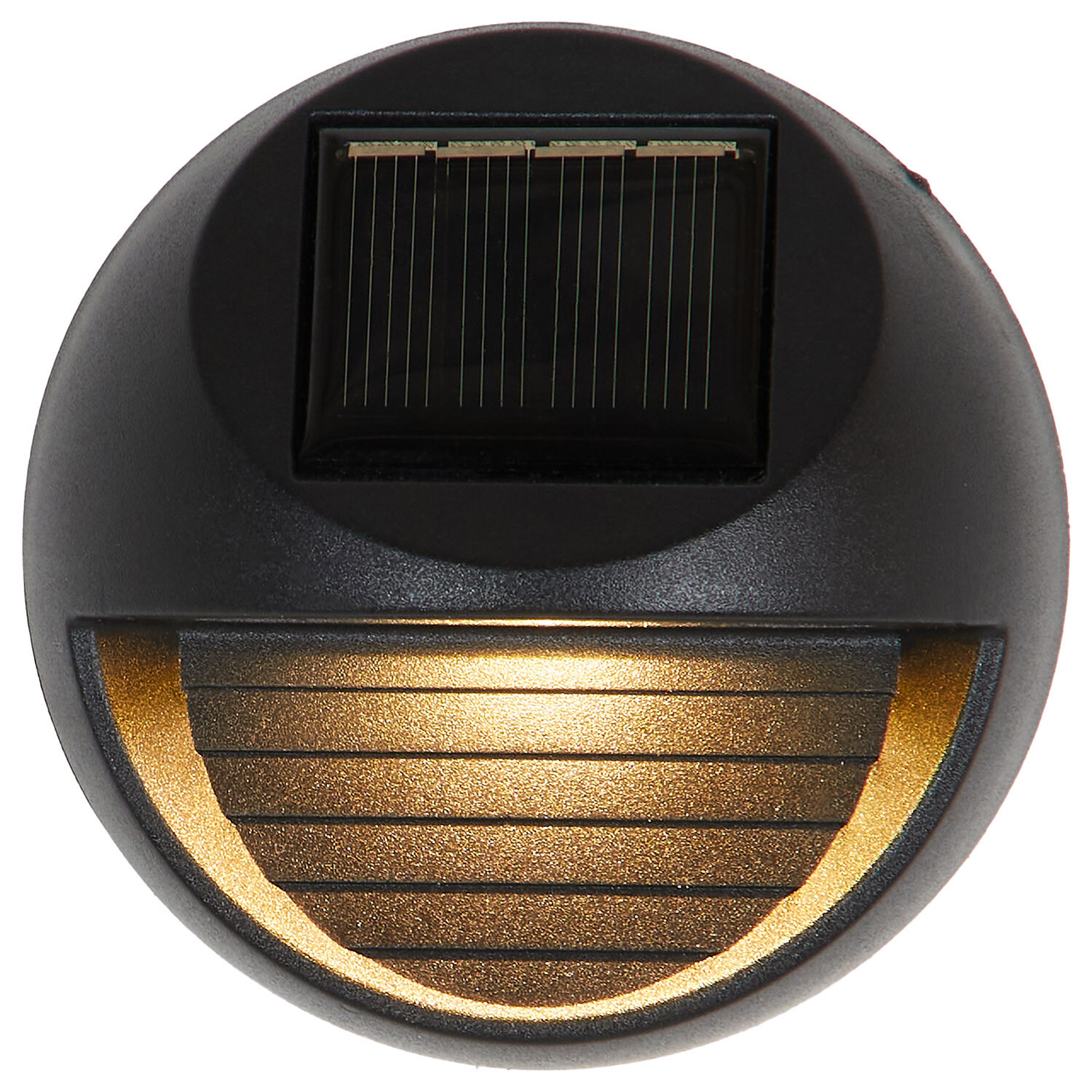 Pack of 4 Augusta Solar Fence Lights - Black Image 2