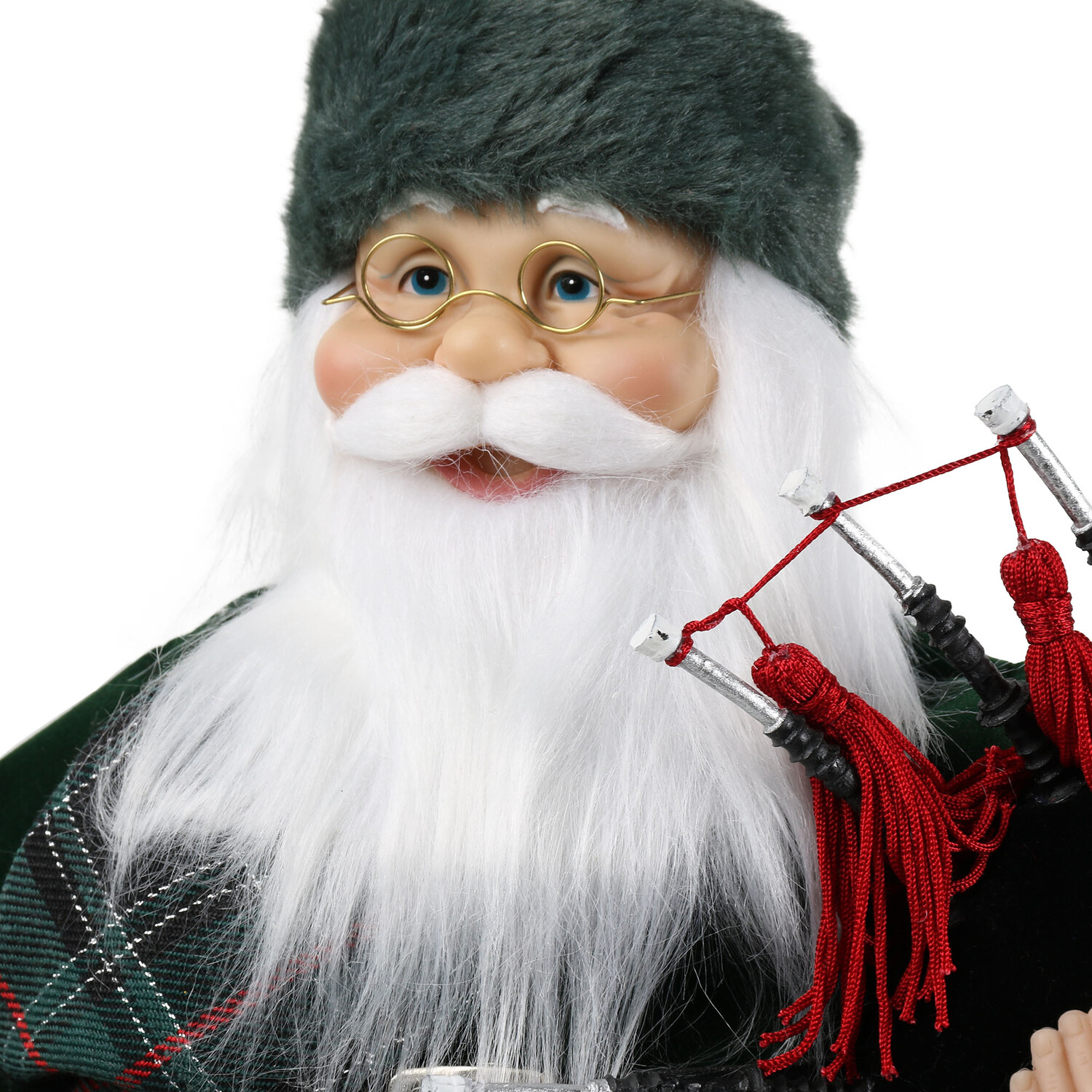Highland Standing Santa - Green Image 4