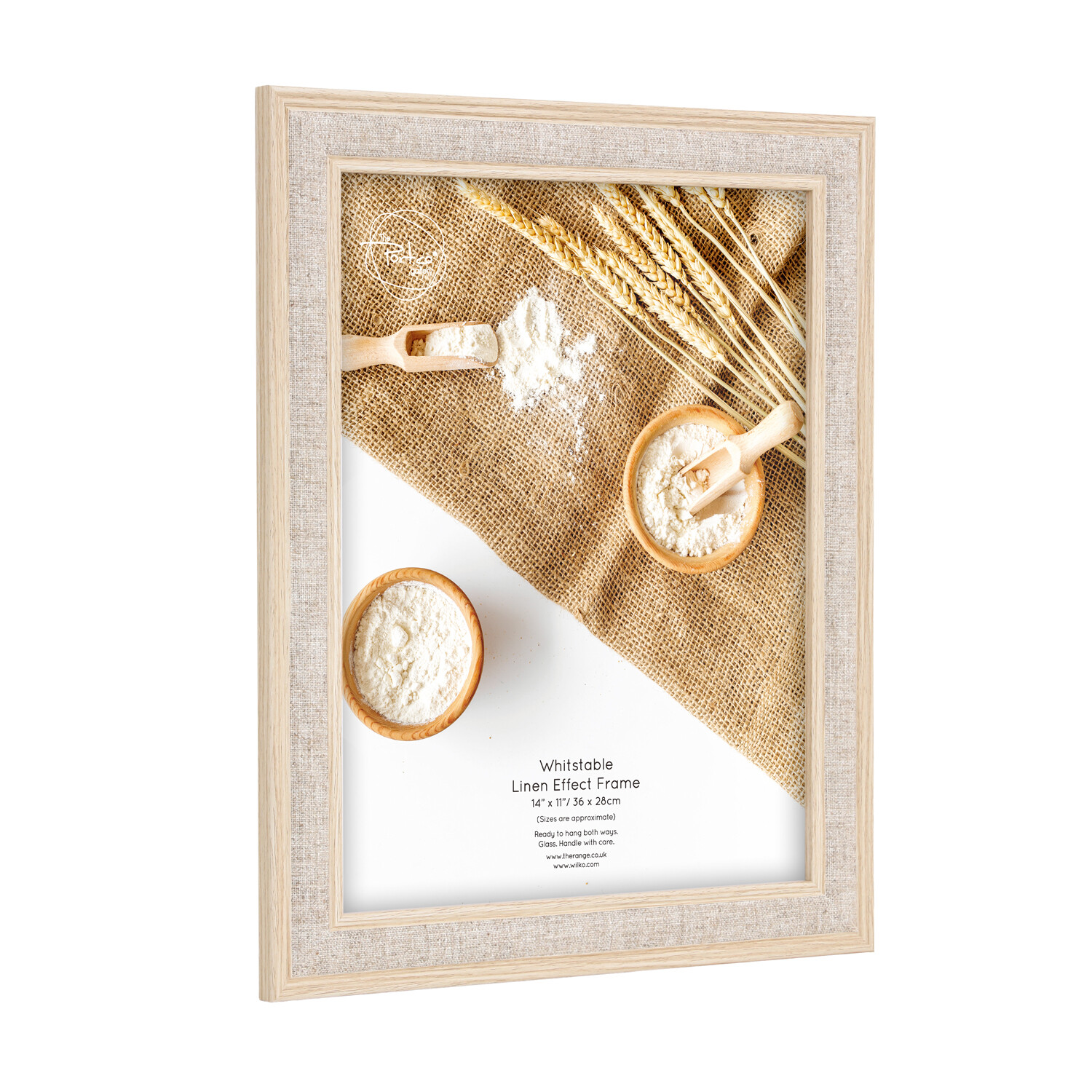 Whitstable Linen Effect Frame - Brown / 11 x 14 inch Image 5