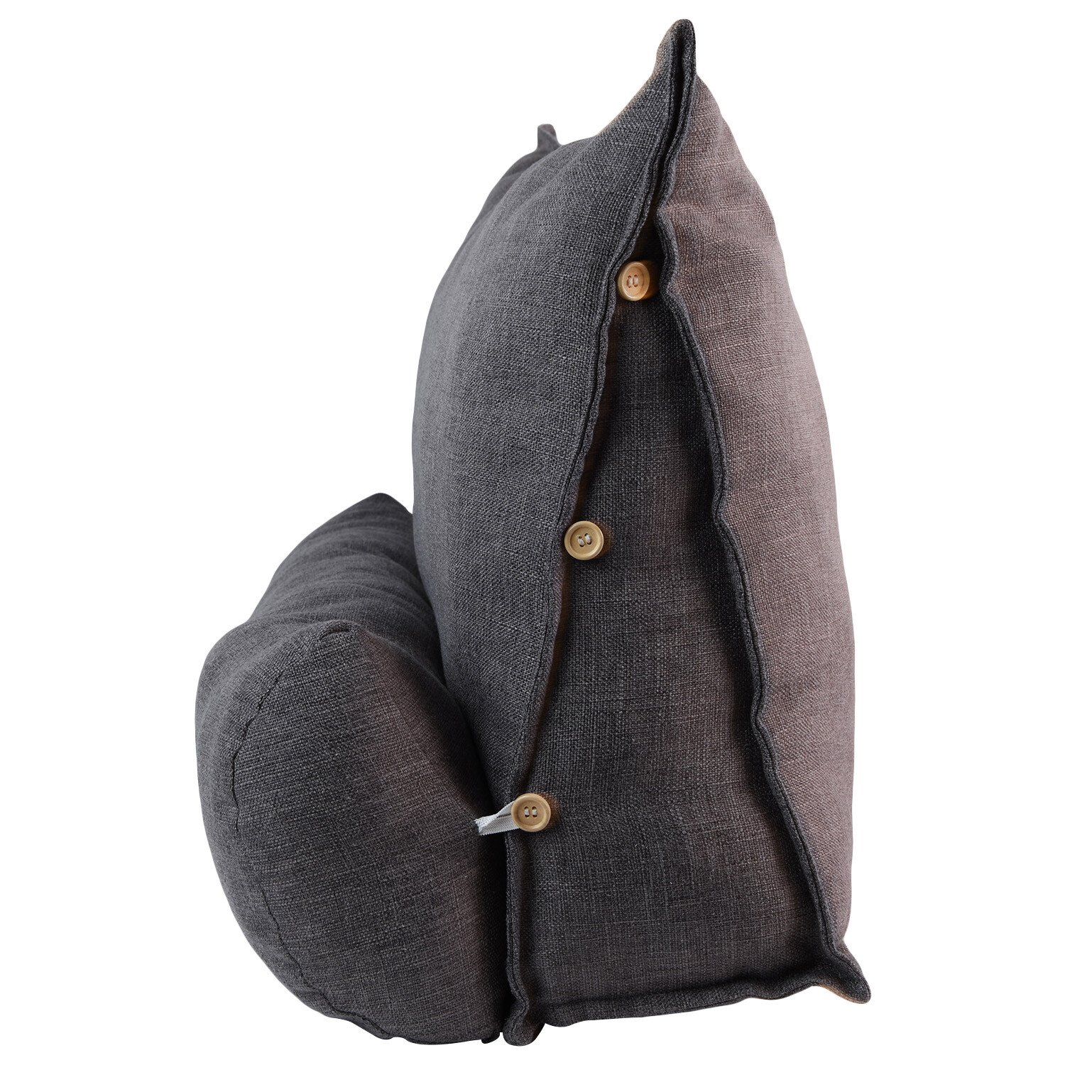 Back Support Cushion Grey Image 2