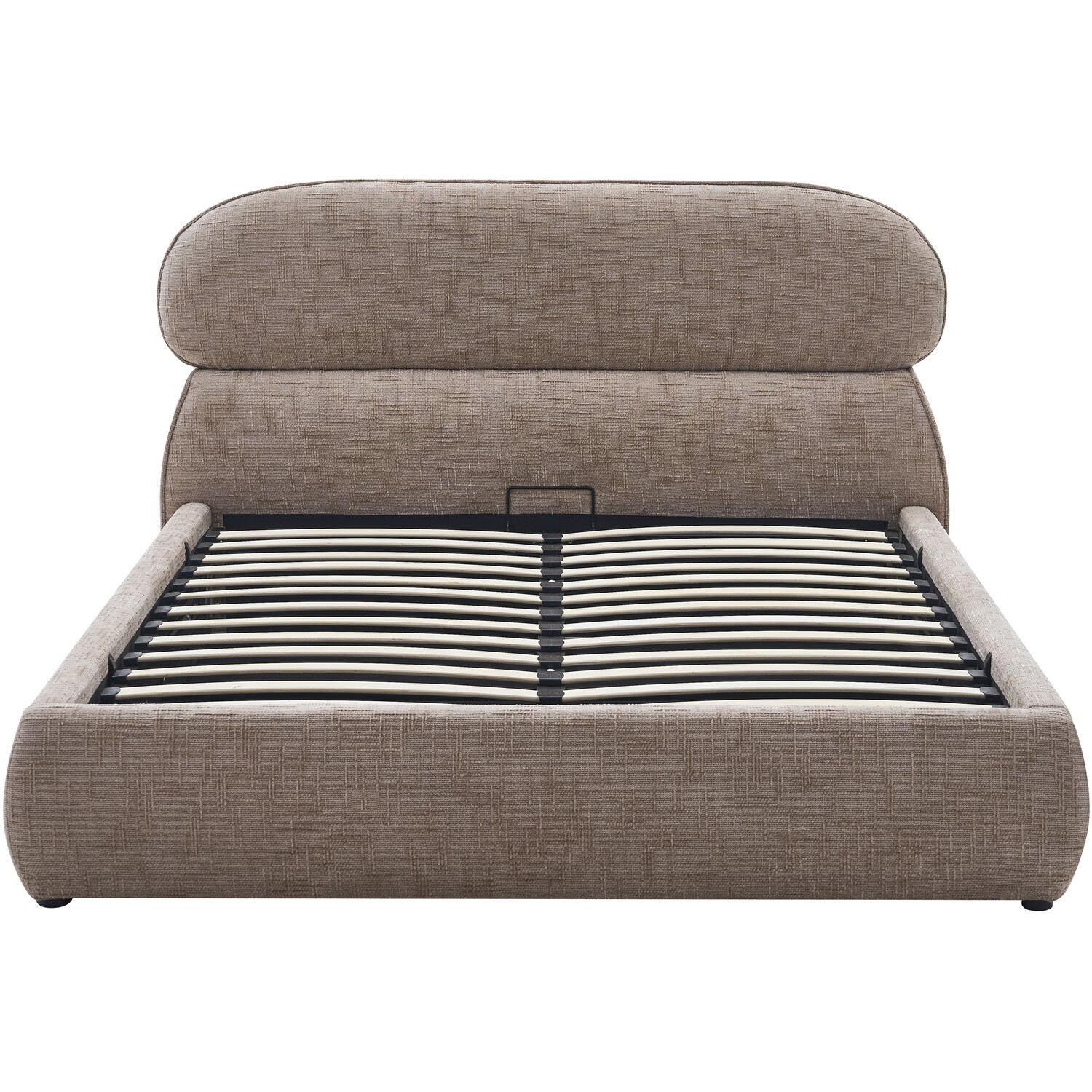 Rhea Ottoman Bed Brown King Image 6