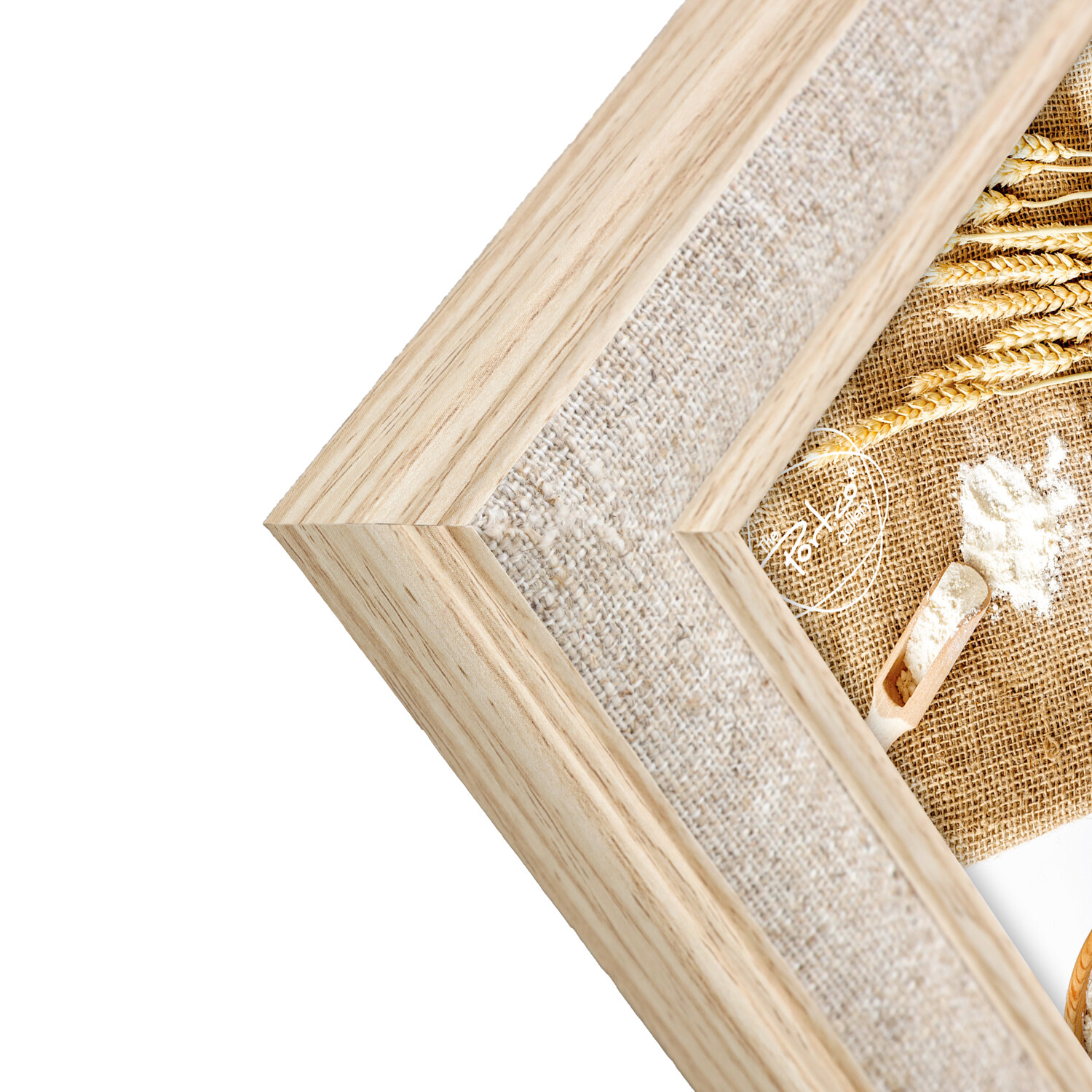 Whitstable Linen Effect Frame - Brown / 6 x 4 inch Image 3