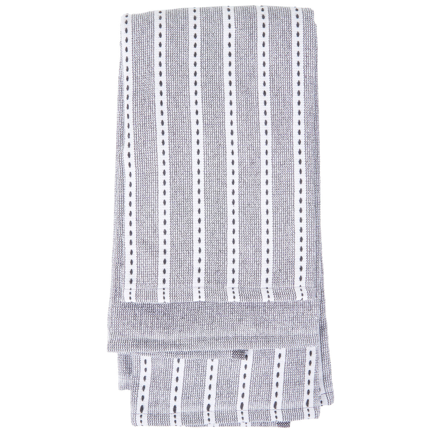 Pack of 3 Cotton Terry Towels - Steel Grey Image 4