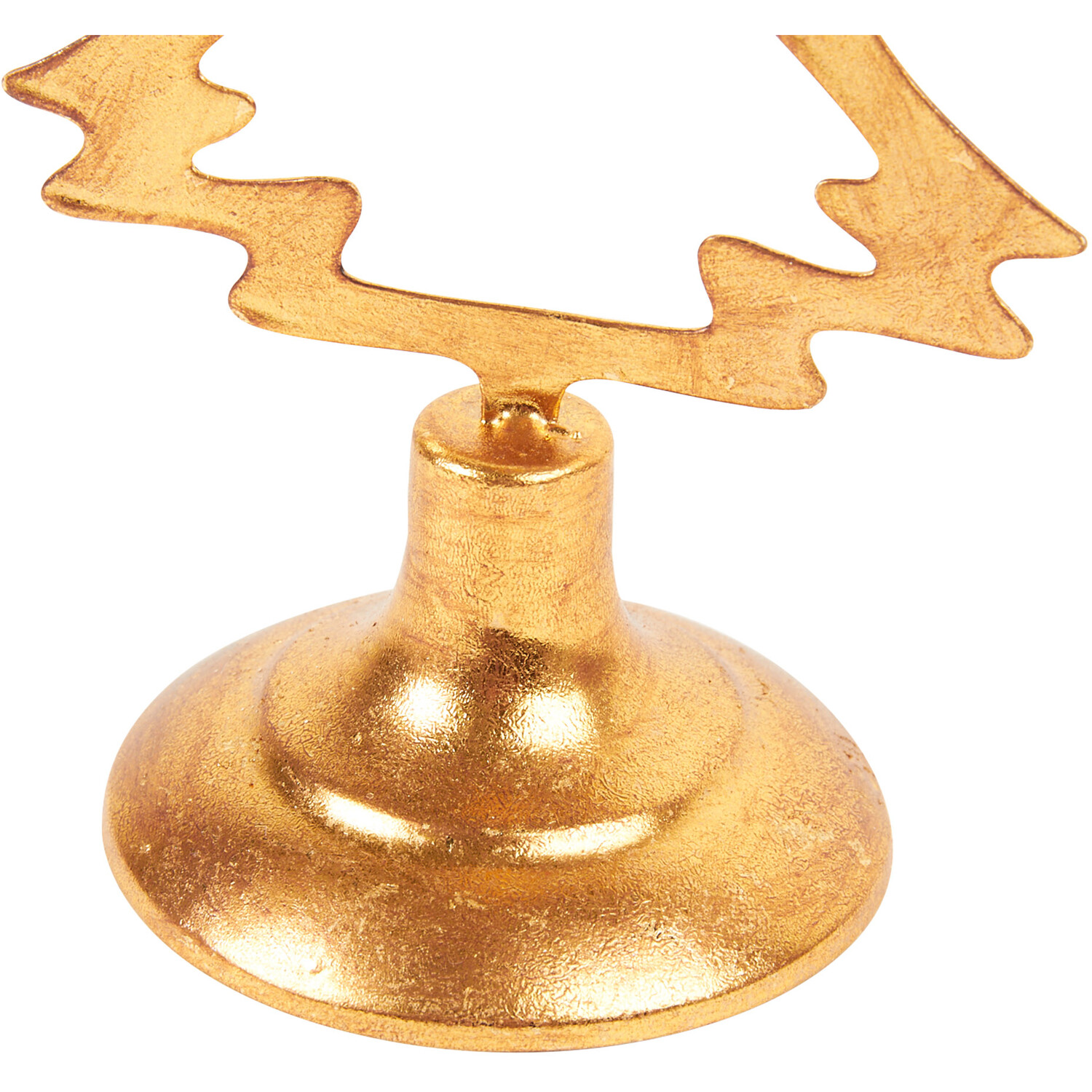 Tree Shaped Candlestick Holder Gold - Gold Image 2