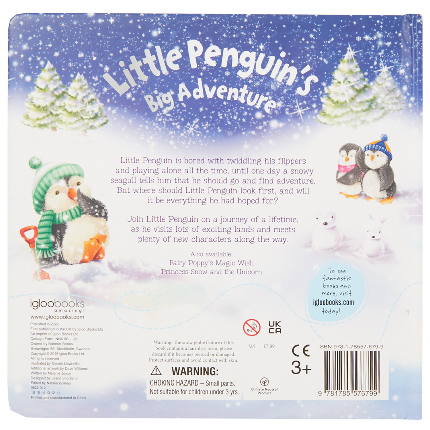 Santa or Penguin Glitter Globes Book - Multicolour Image 2