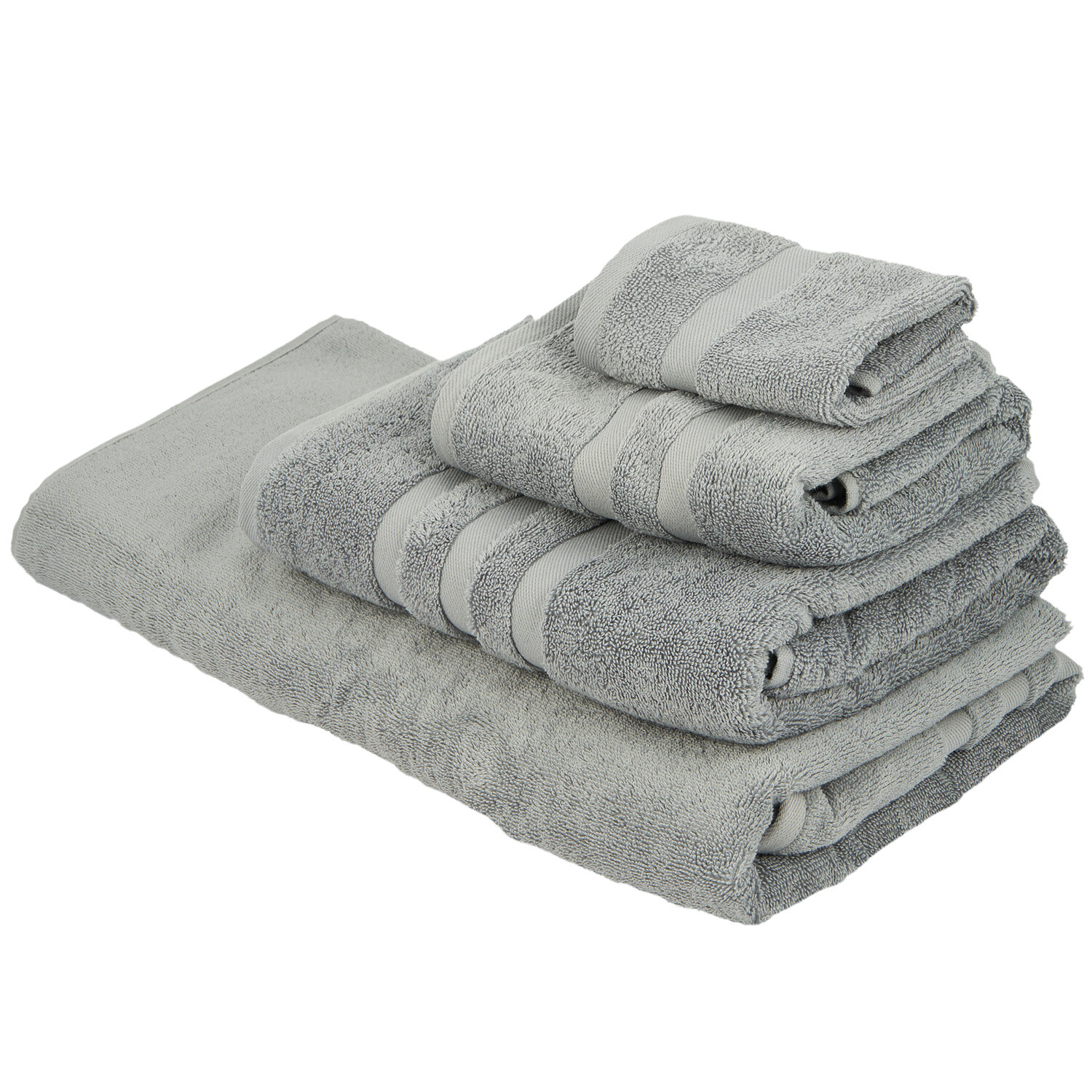Bath Towel - Silver Image 2
