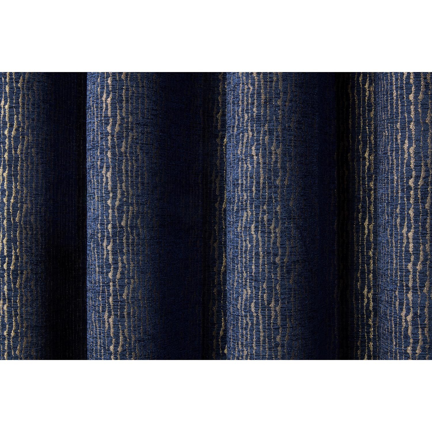 Nova Navy Eyelet Curtain 168 x 229cm Image 4