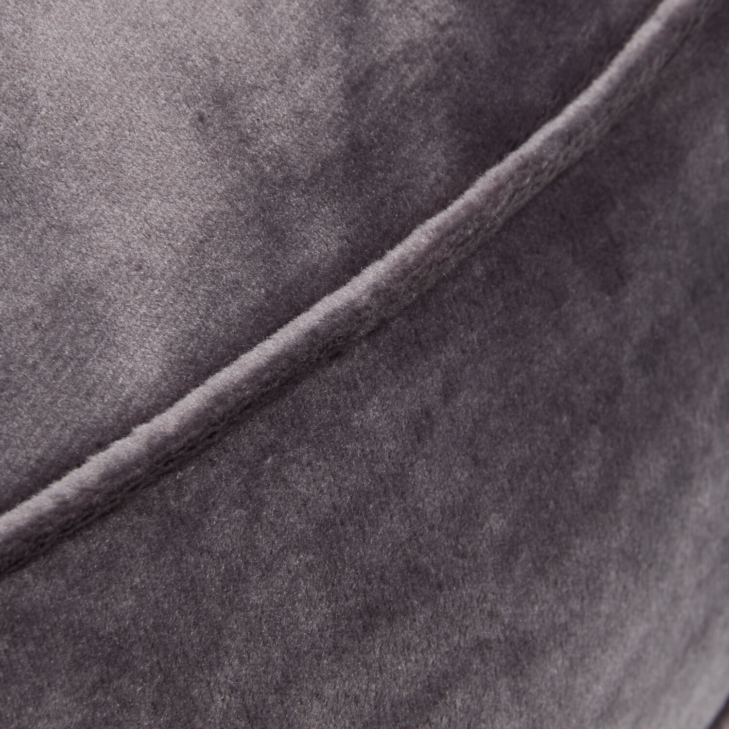 Madison Velvet Floor Cushion - Charcoal Image 2