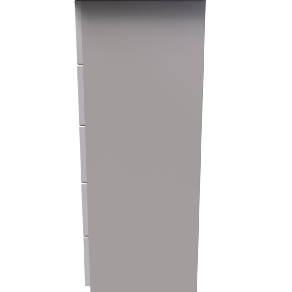 Crowndale Camden 5 Drawer Kashmir Gloss Chest of Drawers Ready Assembled Image 4