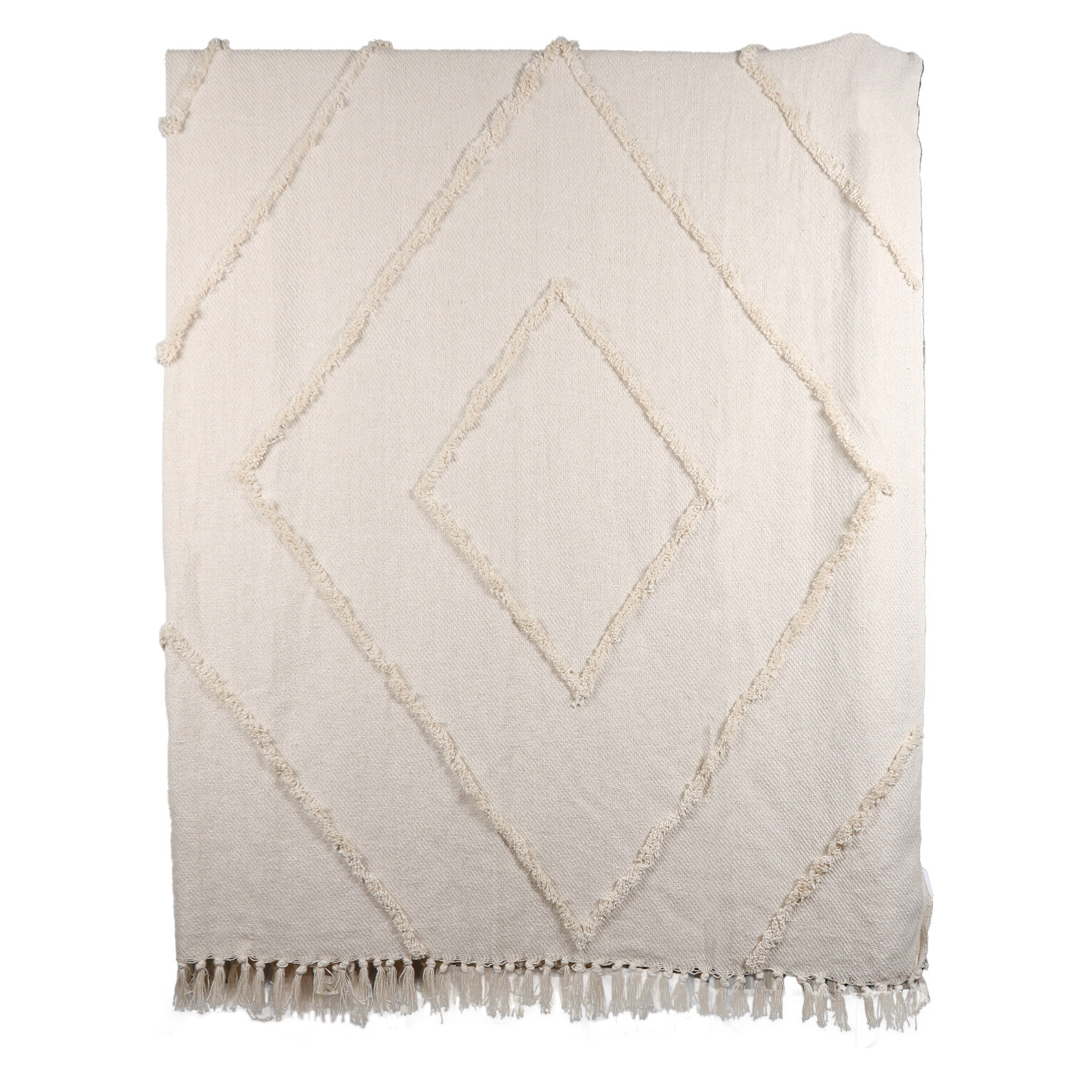 Divante Medina Natural Tufted Throw Image 2