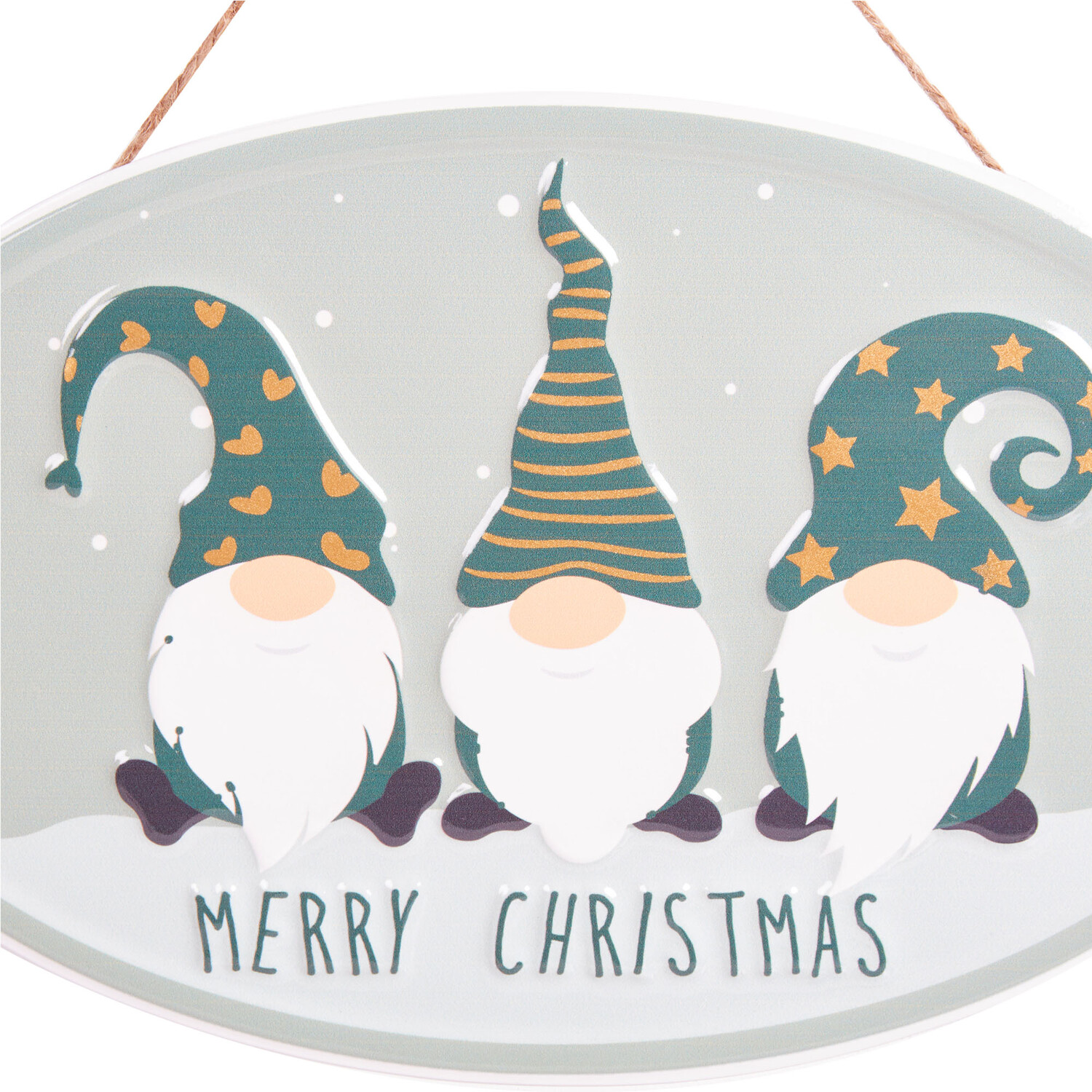 Green Christmas Gonk Sign - Sage Image 3